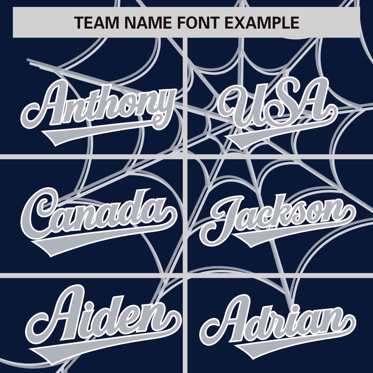 Custom Navy-Gray Spider Web Pattern Raglan Sleeves Authentic Baseball Jersey