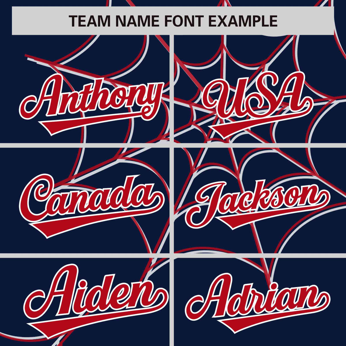 Custom Navy Red Spider Web Pattern Raglan Sleeves Authentic Baseball Jersey