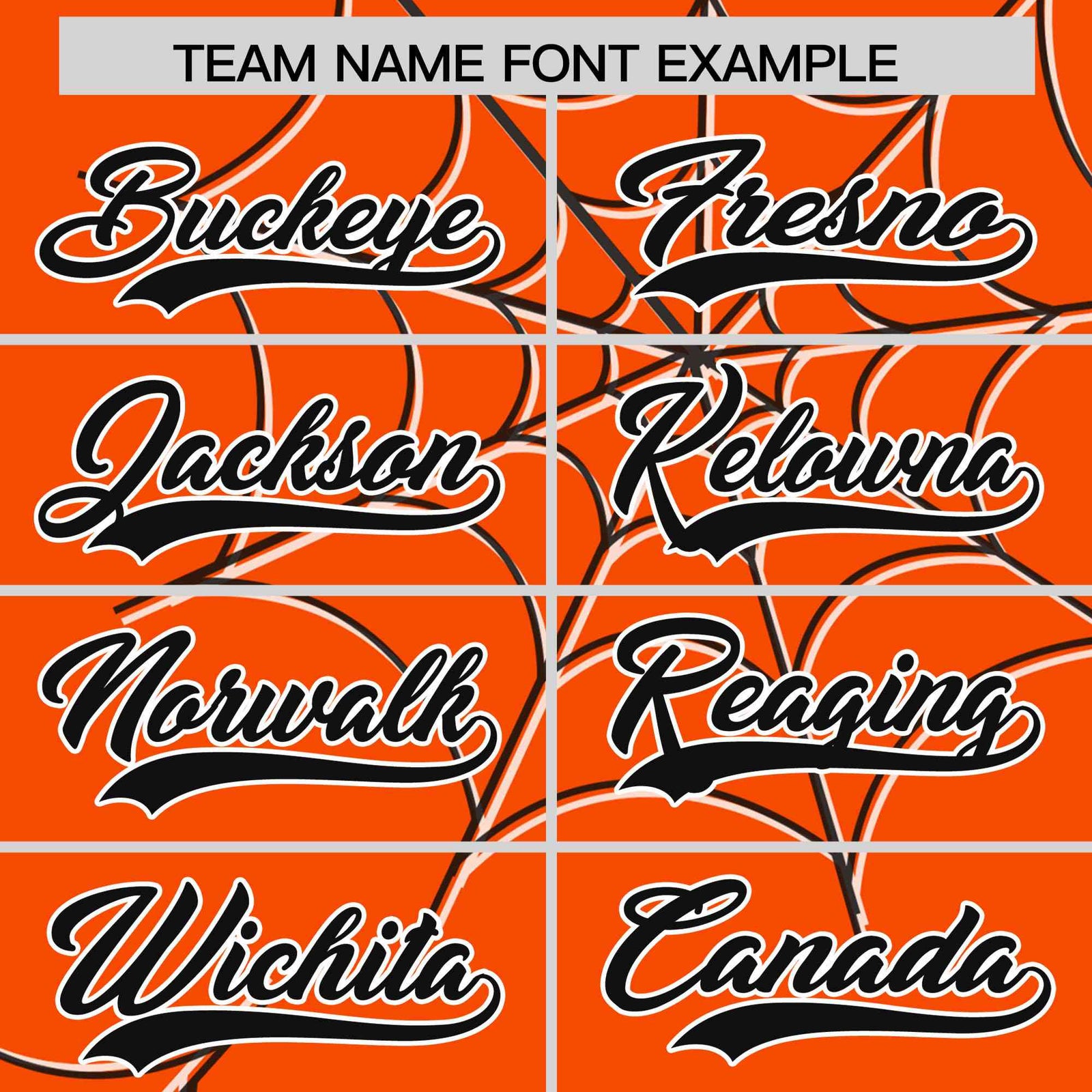 Custom Orange-Black Spider Web Pattern Raglan Sleeves Authentic Baseball Jersey