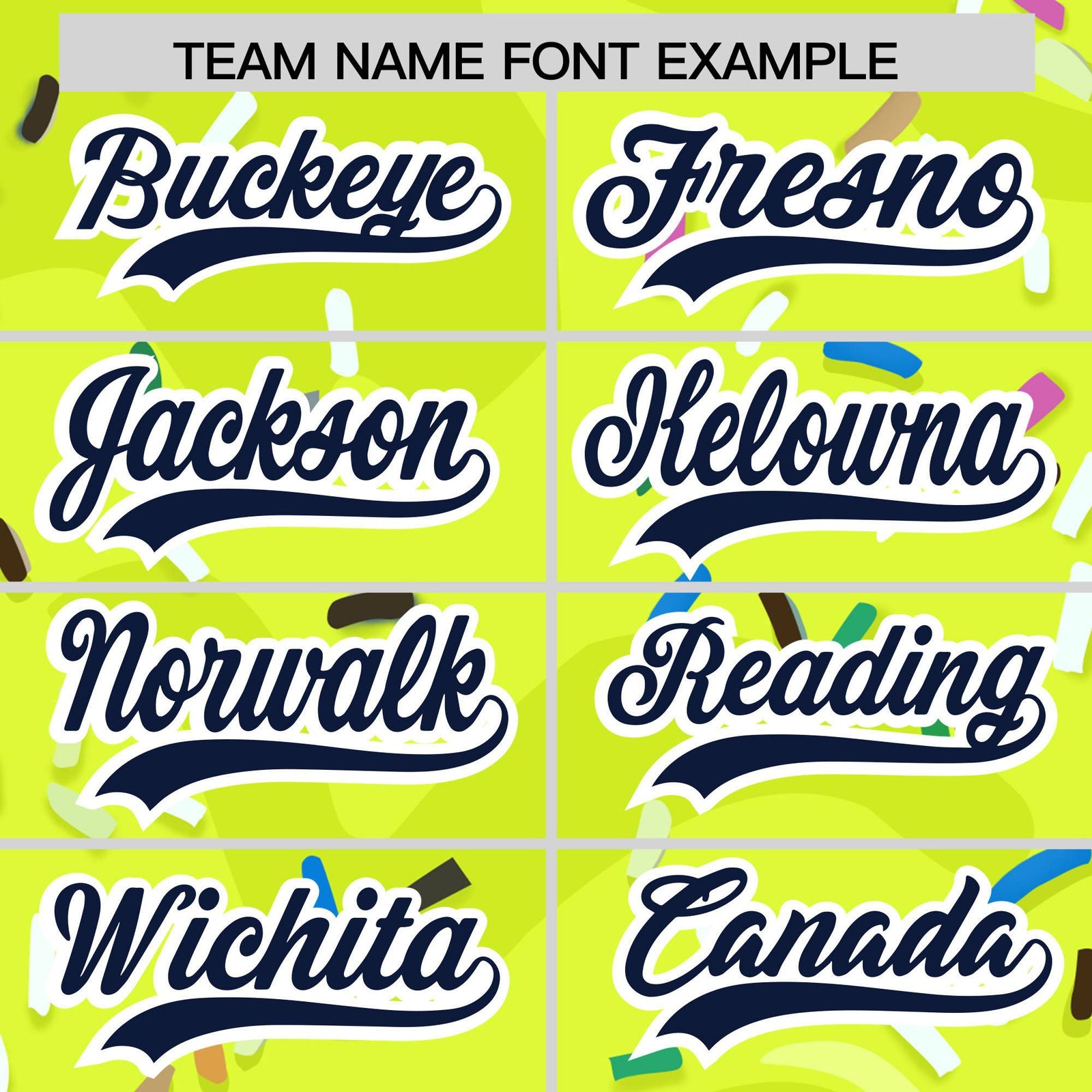 Custom Fluorescent Green Ice Cream Cone Graffiti Pattern Fashion Authentic Baseball Jersey