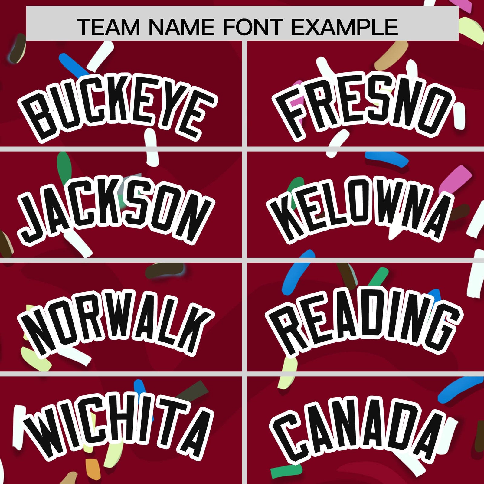 Custom Crimson Ice Cream Cone Graffiti Pattern Fashion Authentic Baseball Jersey