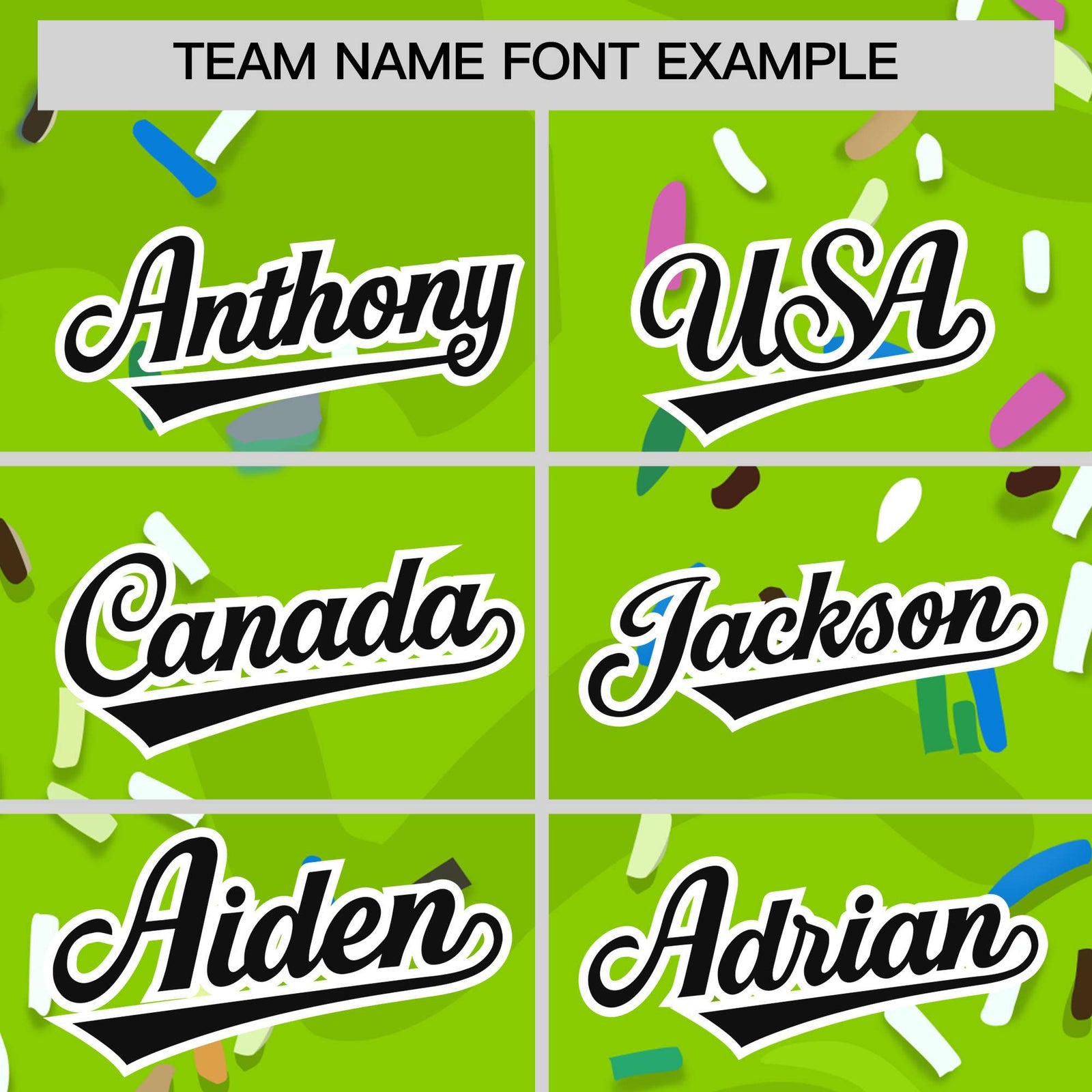 Custom Neon Green Ice Cream Cone Graffiti Pattern Fashion Authentic Baseball Jersey