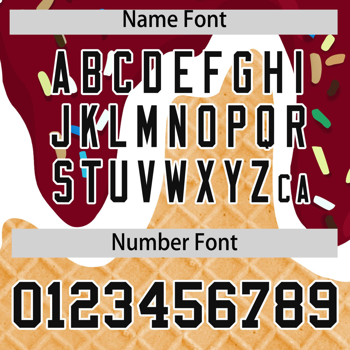 Custom Crimson Ice Cream Cone Graffiti Pattern Fashion Authentic Baseball Jersey