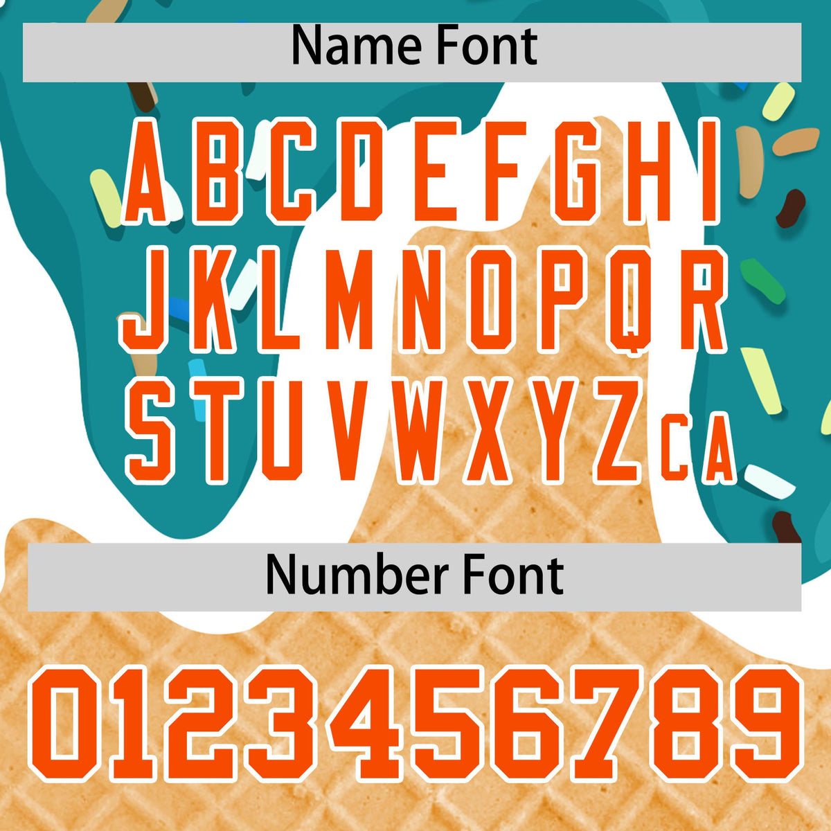 Custom Aqua Ice Cream Cone Graffiti Pattern Fashion Authentic Baseball Jersey