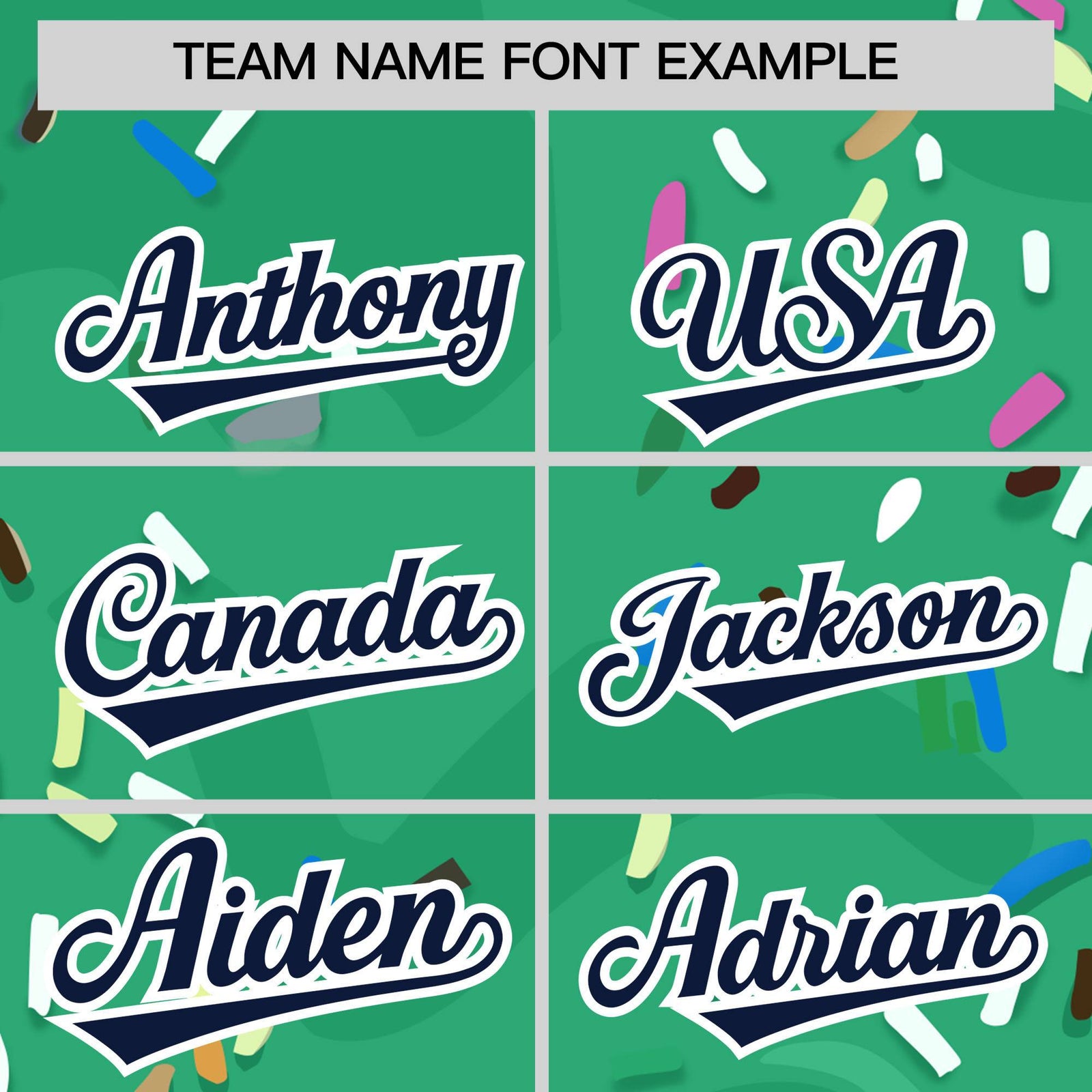 Custom Brilliant Green Ice Cream Cone Graffiti Pattern Fashion Authentic Baseball Jersey