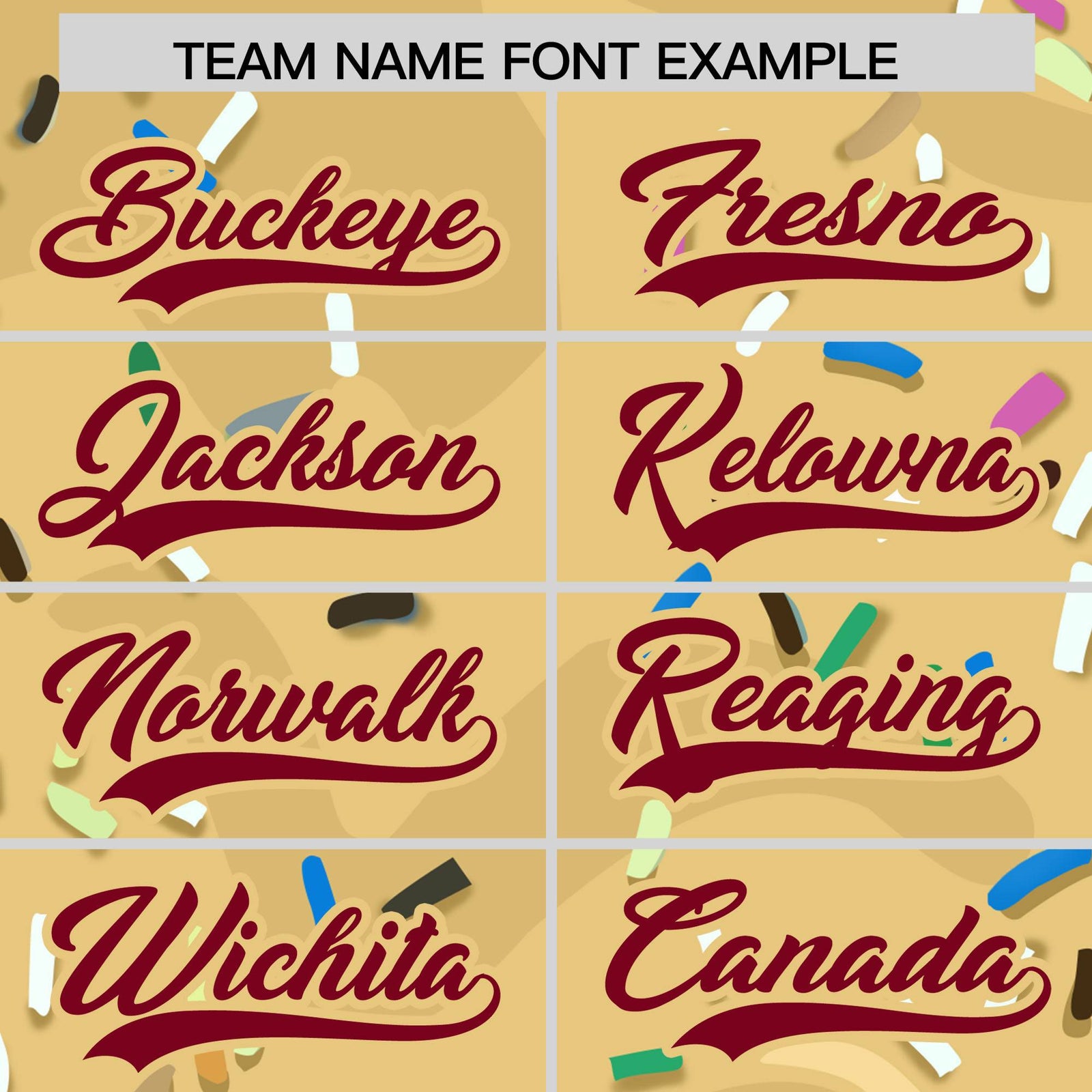 Custom Khaki Ice Cream Cone Graffiti Pattern Fashion Authentic Baseball Jersey