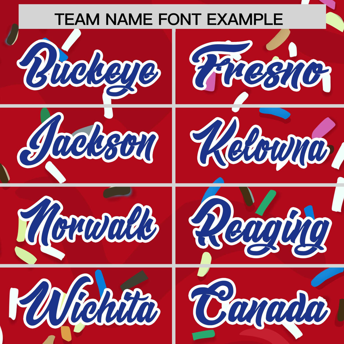 Custom Red Ice Cream Cone Graffiti Pattern Fashion Authentic Baseball Jersey