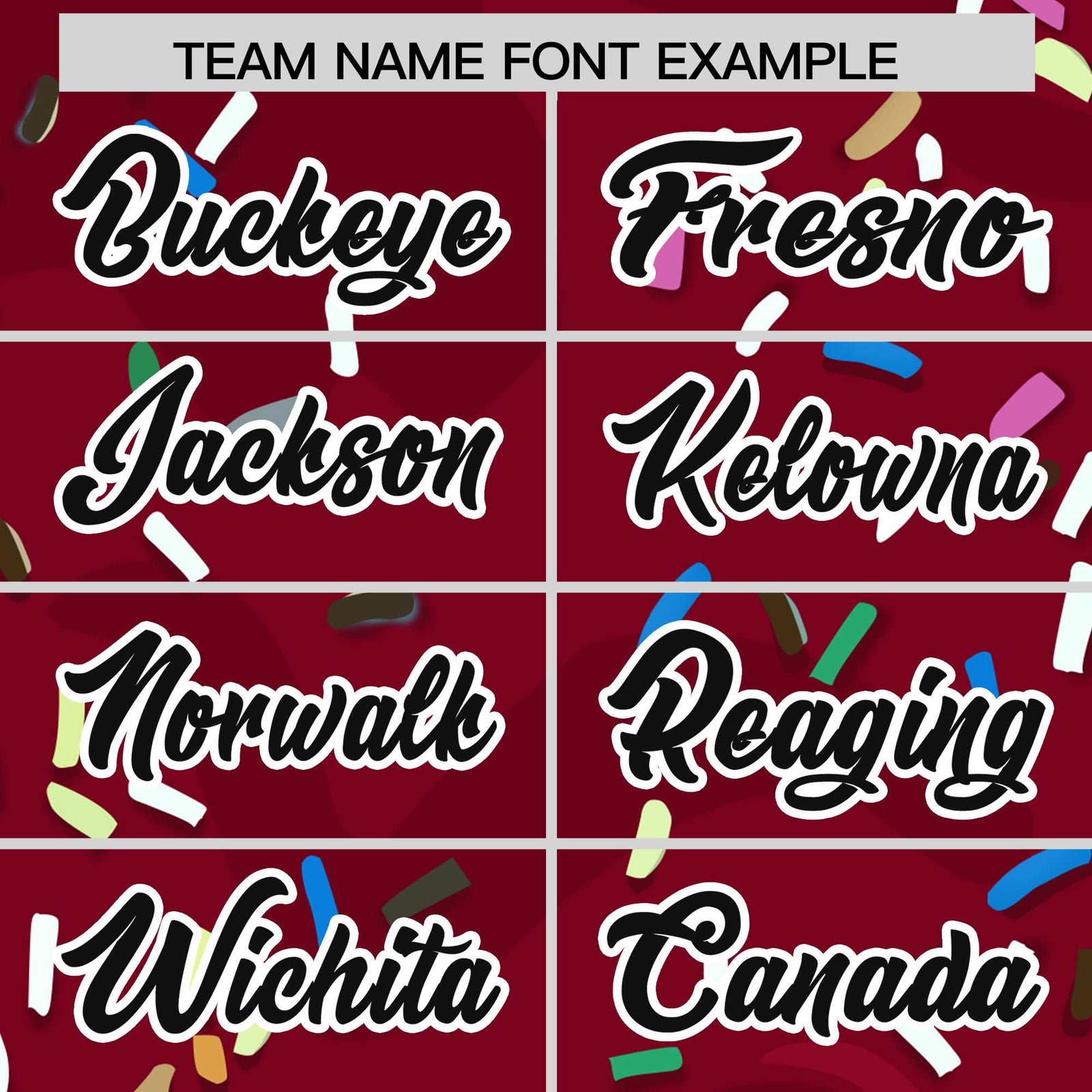 Custom Crimson Ice Cream Cone Graffiti Pattern Fashion Authentic Baseball Jersey