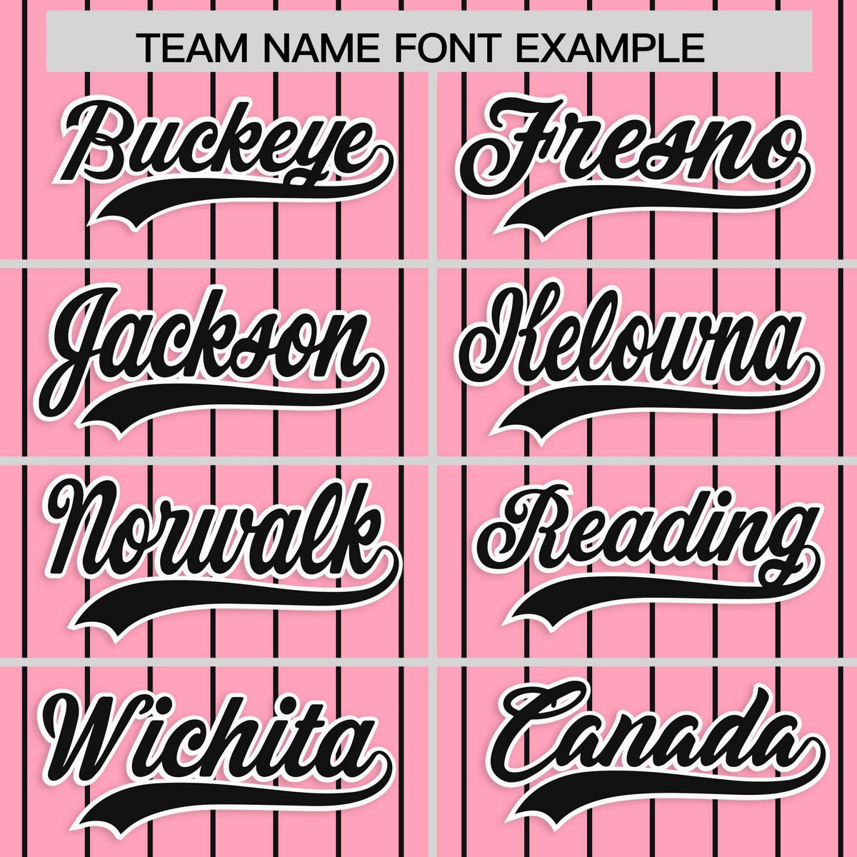 Custom Light Pink Black Stripe Fashion Raglan Sleeves Authentic Baseball Jersey