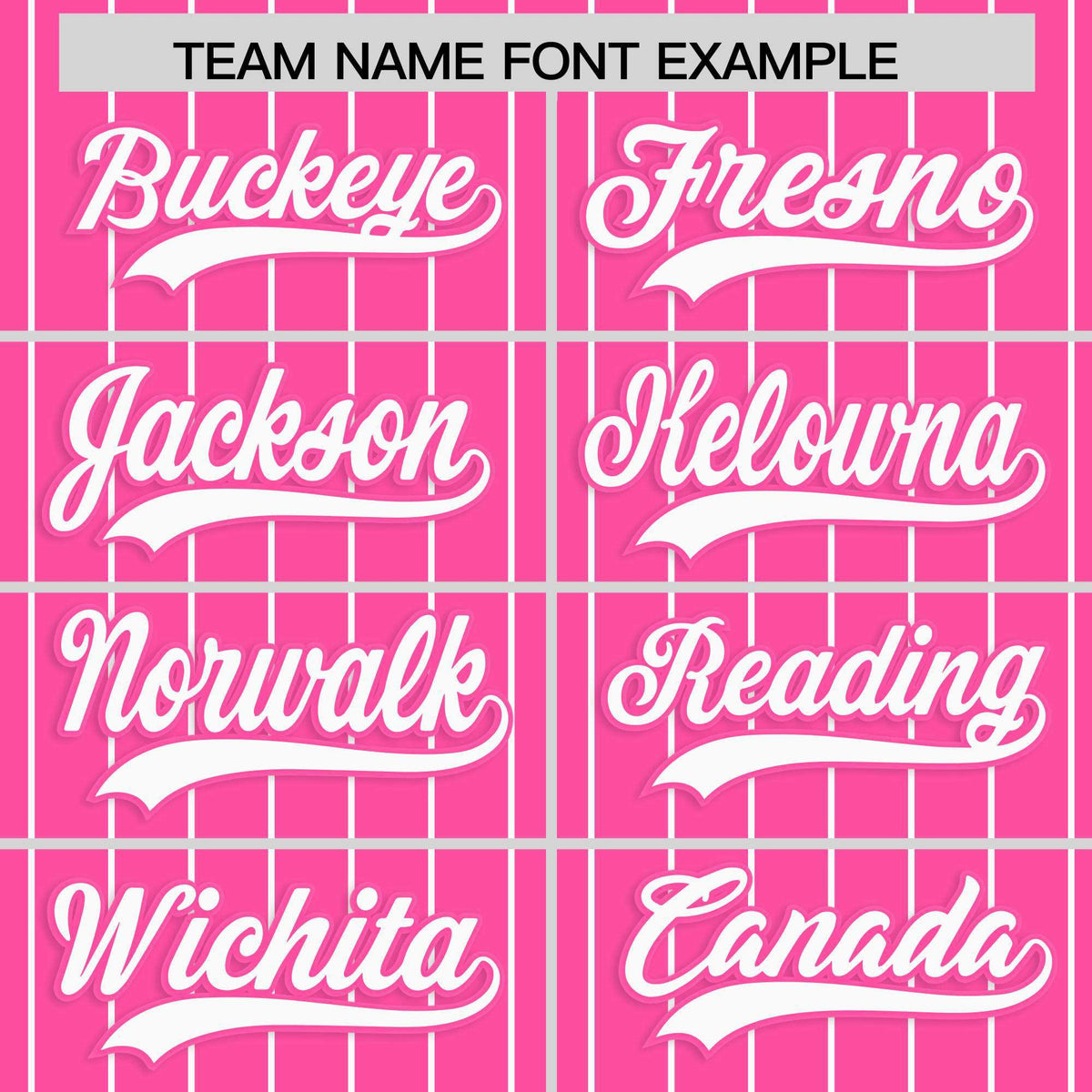 Custom Pink White Stripe Fashion Raglan Sleeves Authentic Baseball Jersey