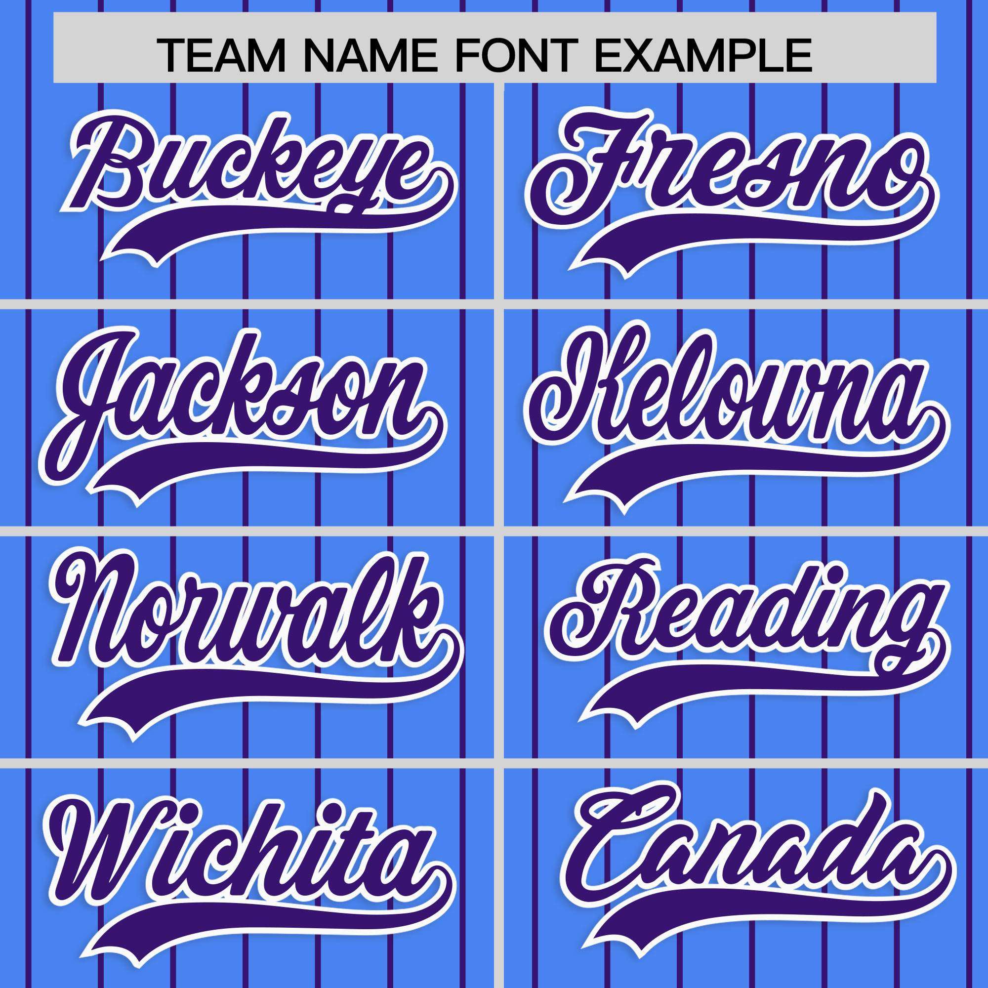 Custom Powder Blue Purple Stripe Fashion Raglan Sleeves Authentic Baseball Jersey