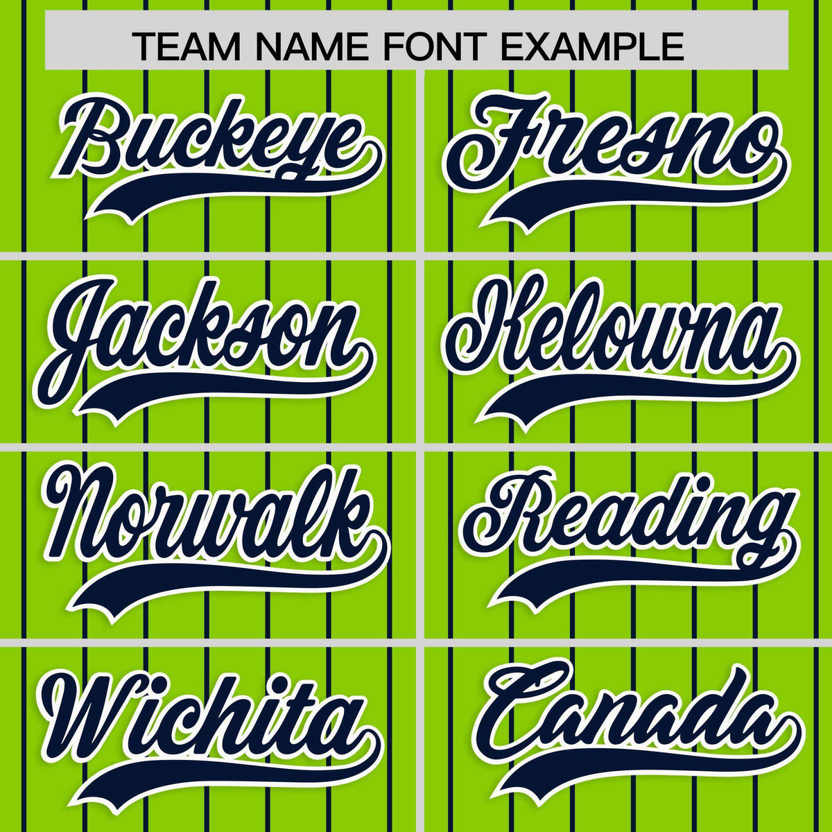 Custom Neon Green Navy Stripe Fashion Raglan Sleeves Authentic Baseball Jersey