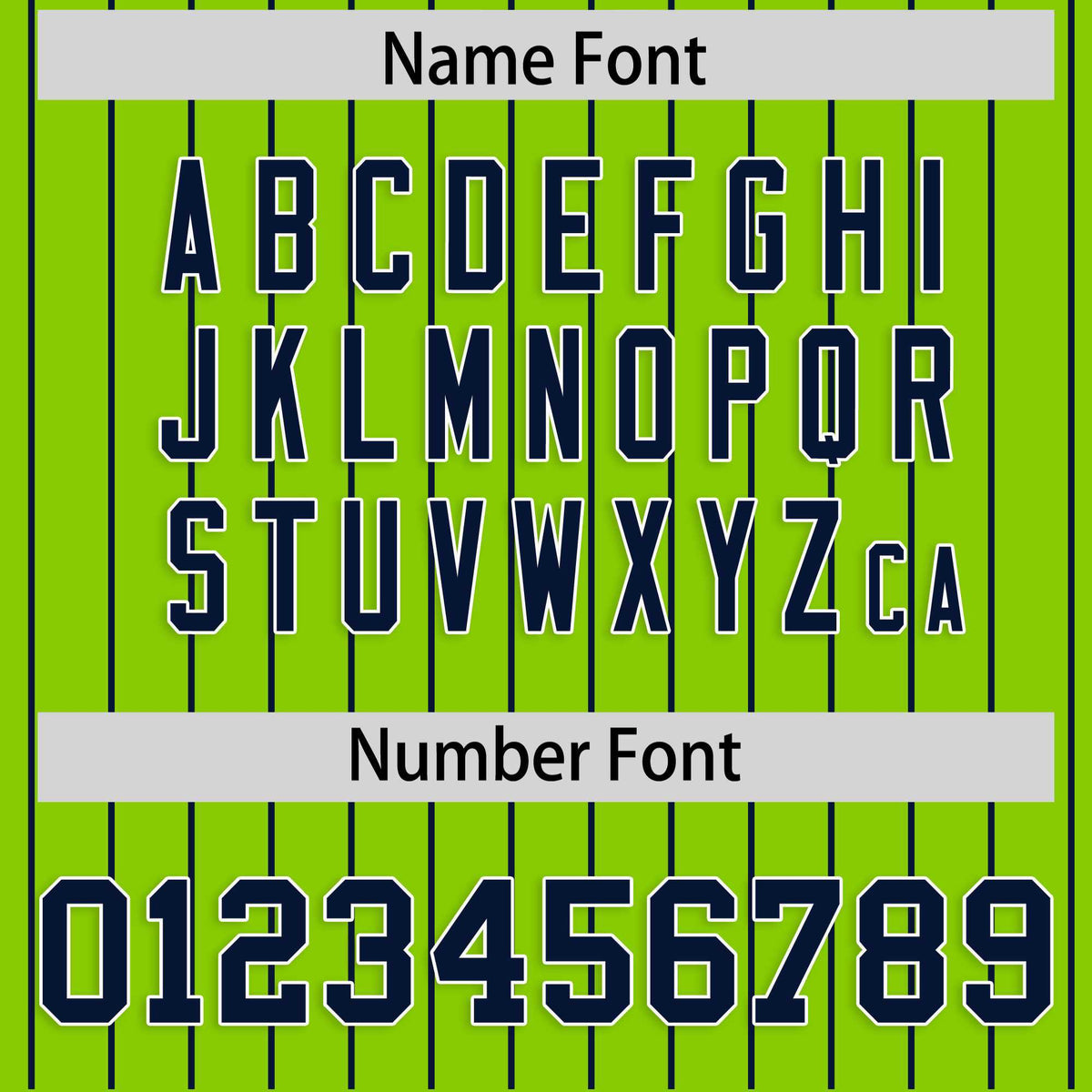 Custom Neon Green Navy Stripe Fashion Raglan Sleeves Authentic Baseball Jersey