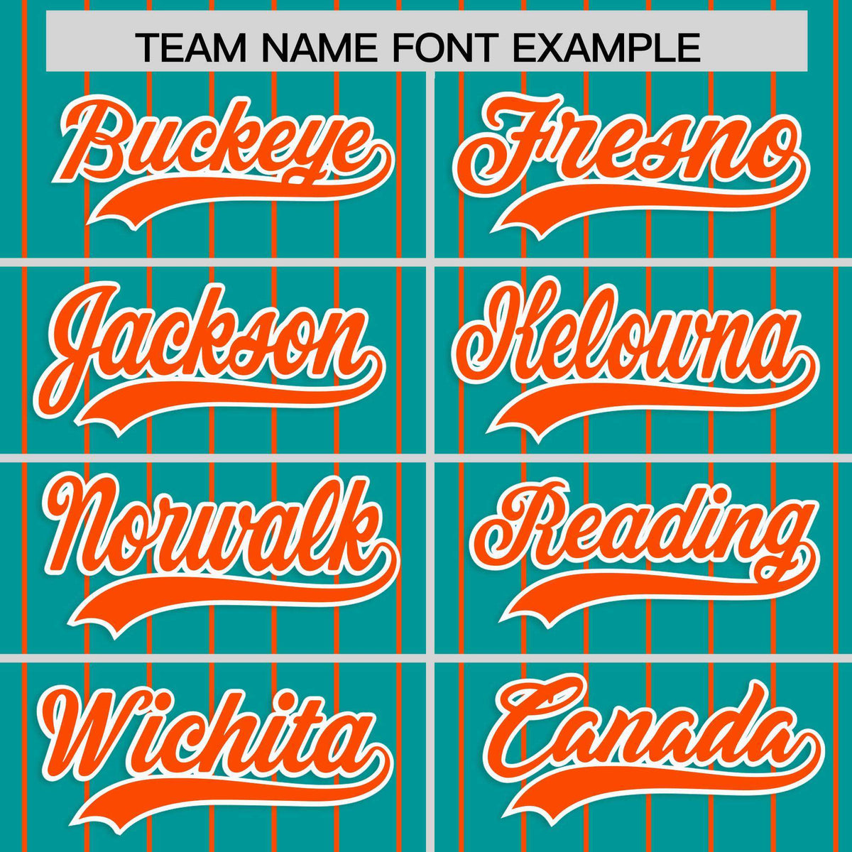 Custom Aqua Orange Stripe Fashion Raglan Sleeves Authentic Baseball Jersey