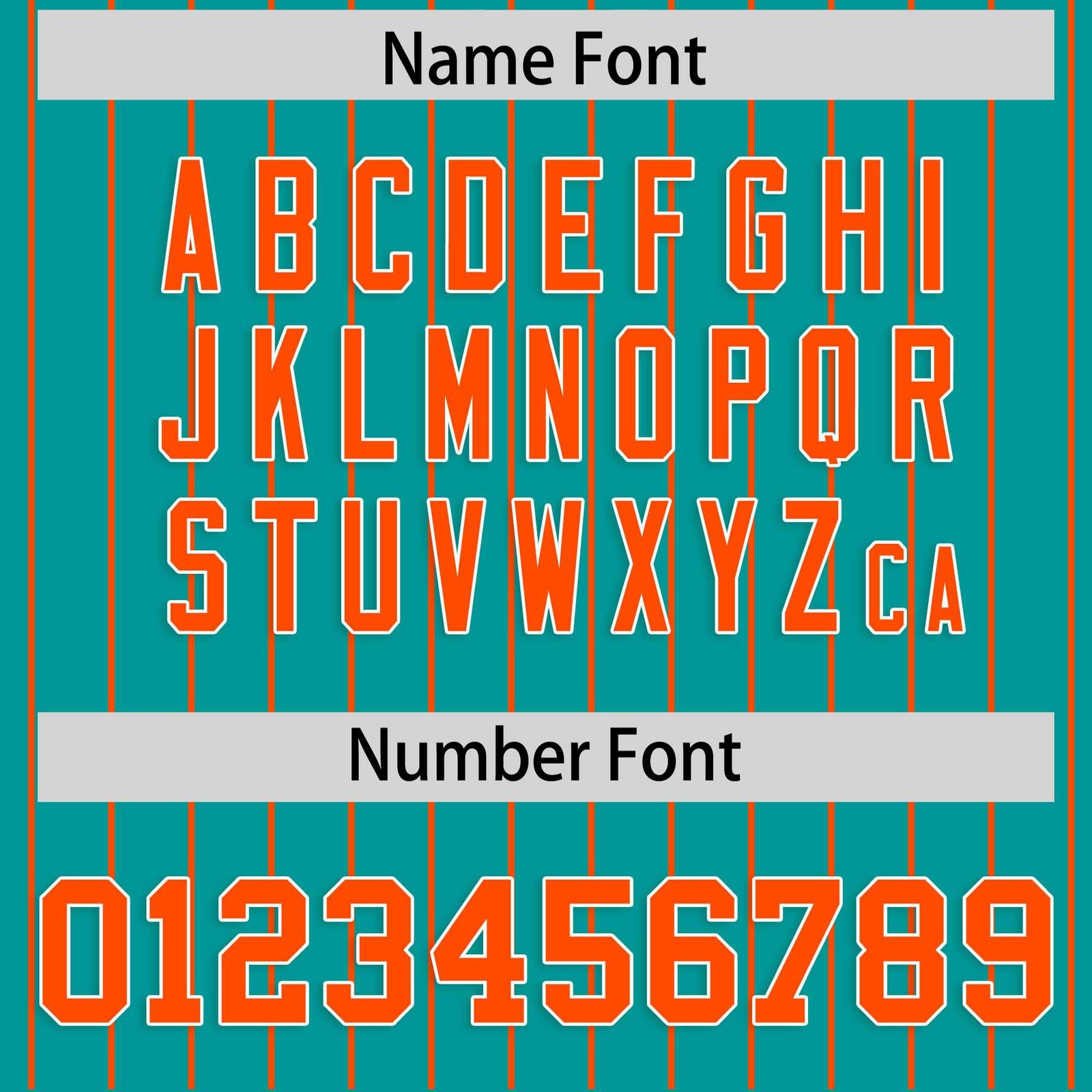 Custom Aqua Orange Stripe Fashion Raglan Sleeves Authentic Baseball Jersey