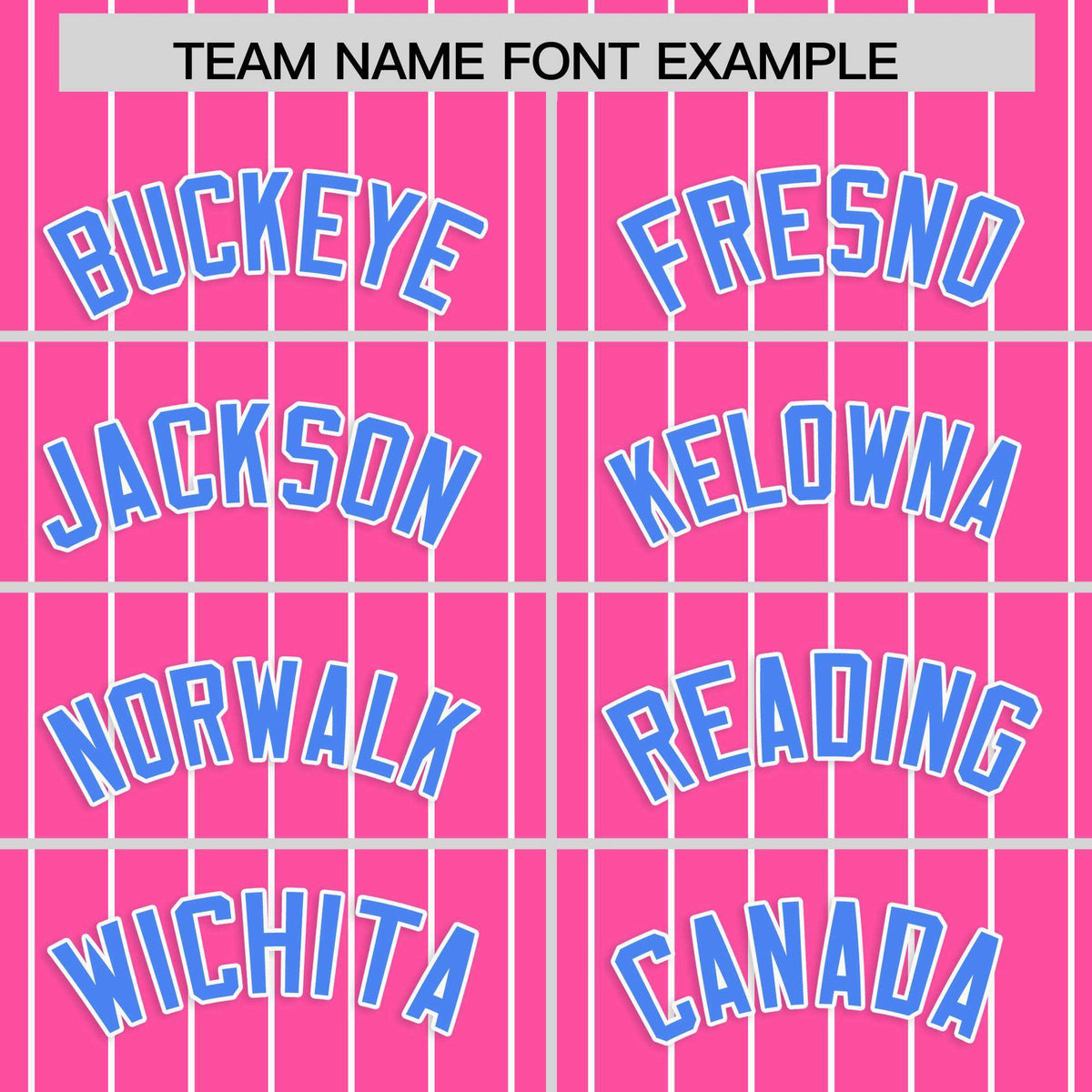 Custom Pink Powder Blue Stripe Fashion Raglan Sleeves Authentic Baseball Jersey