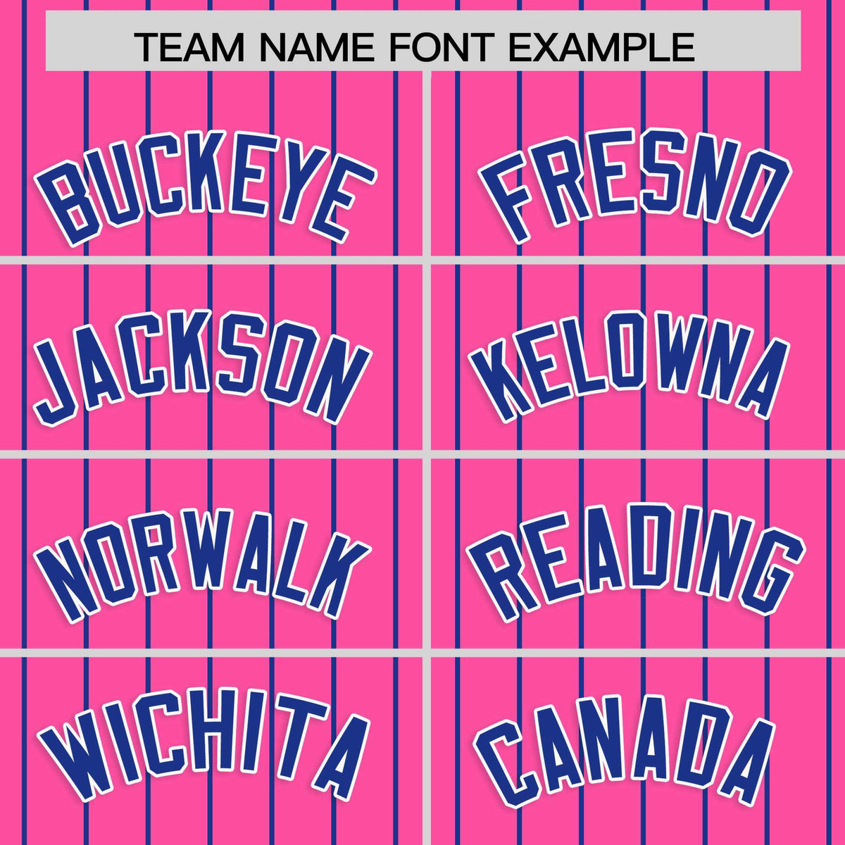 Custom Pink Royal Stripe Fashion Raglan Sleeves Authentic Baseball Jersey