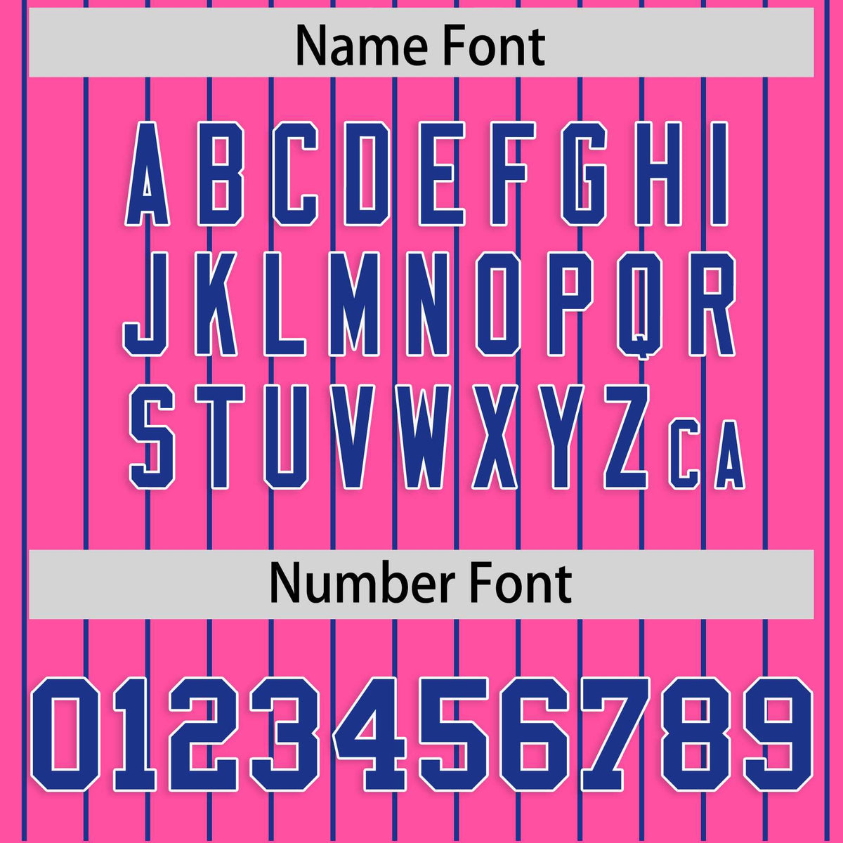 Custom Pink Royal Stripe Fashion Raglan Sleeves Authentic Baseball Jersey