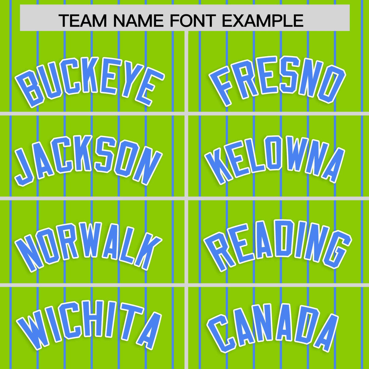 Custom Neon Green Powder Blue Stripe Fashion Raglan Sleeves Authentic Baseball Jersey