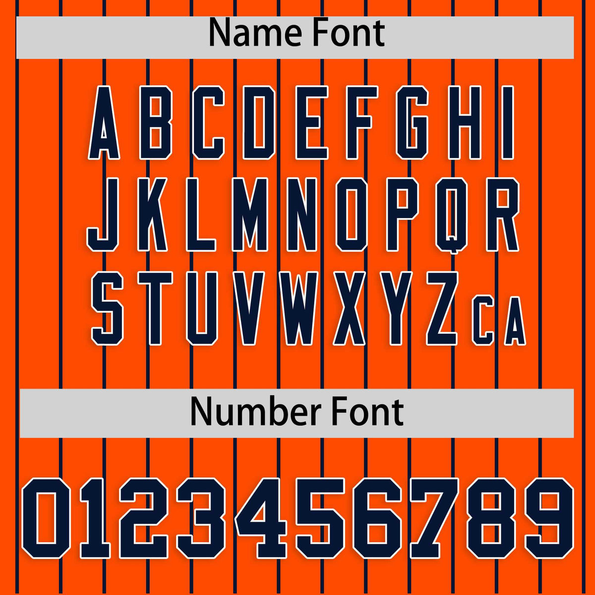 Custom Orange Navy Stripe Fashion Raglan Sleeves Authentic Baseball Jersey