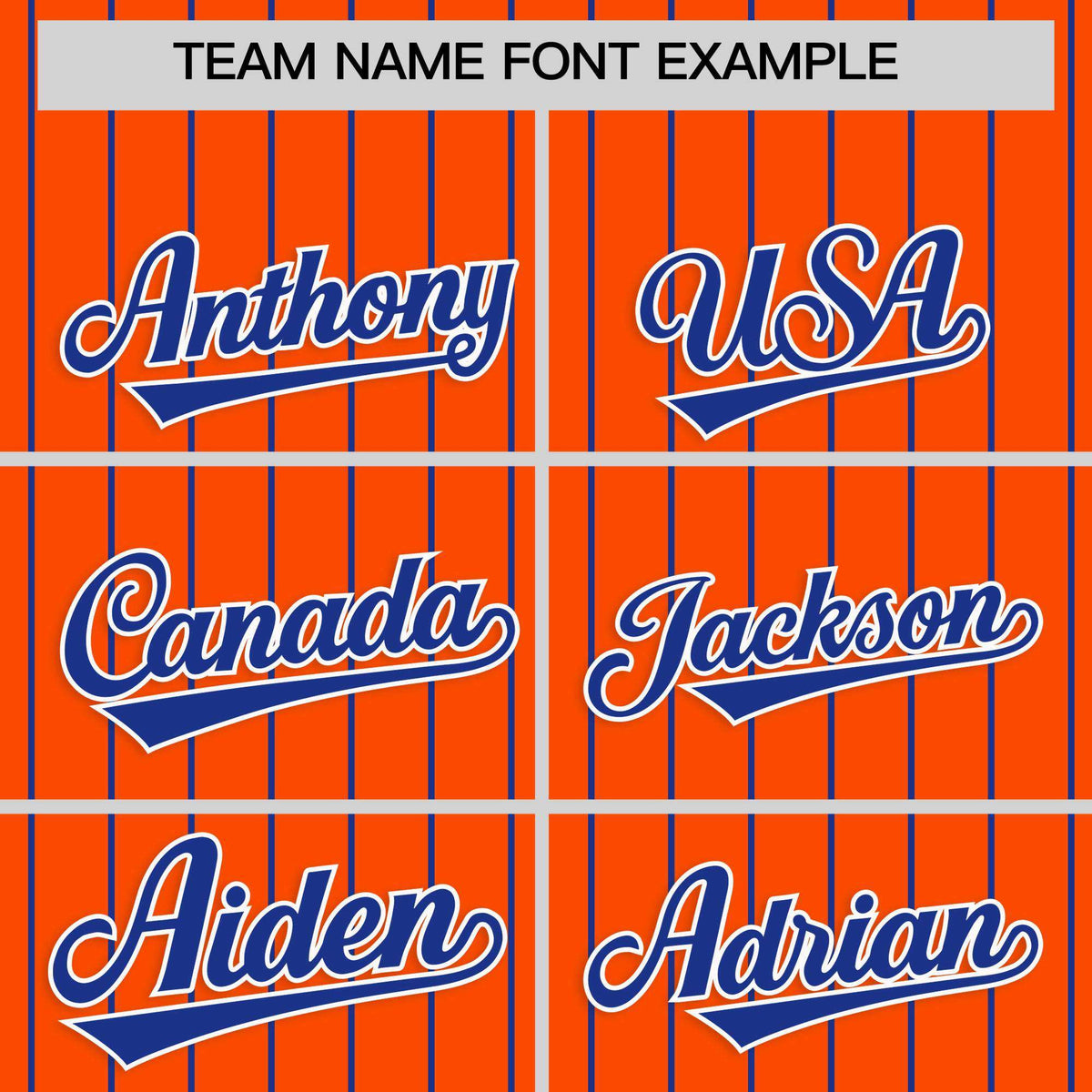 Custom Orange Royal Stripe Fashion Raglan Sleeves Authentic Baseball Jersey