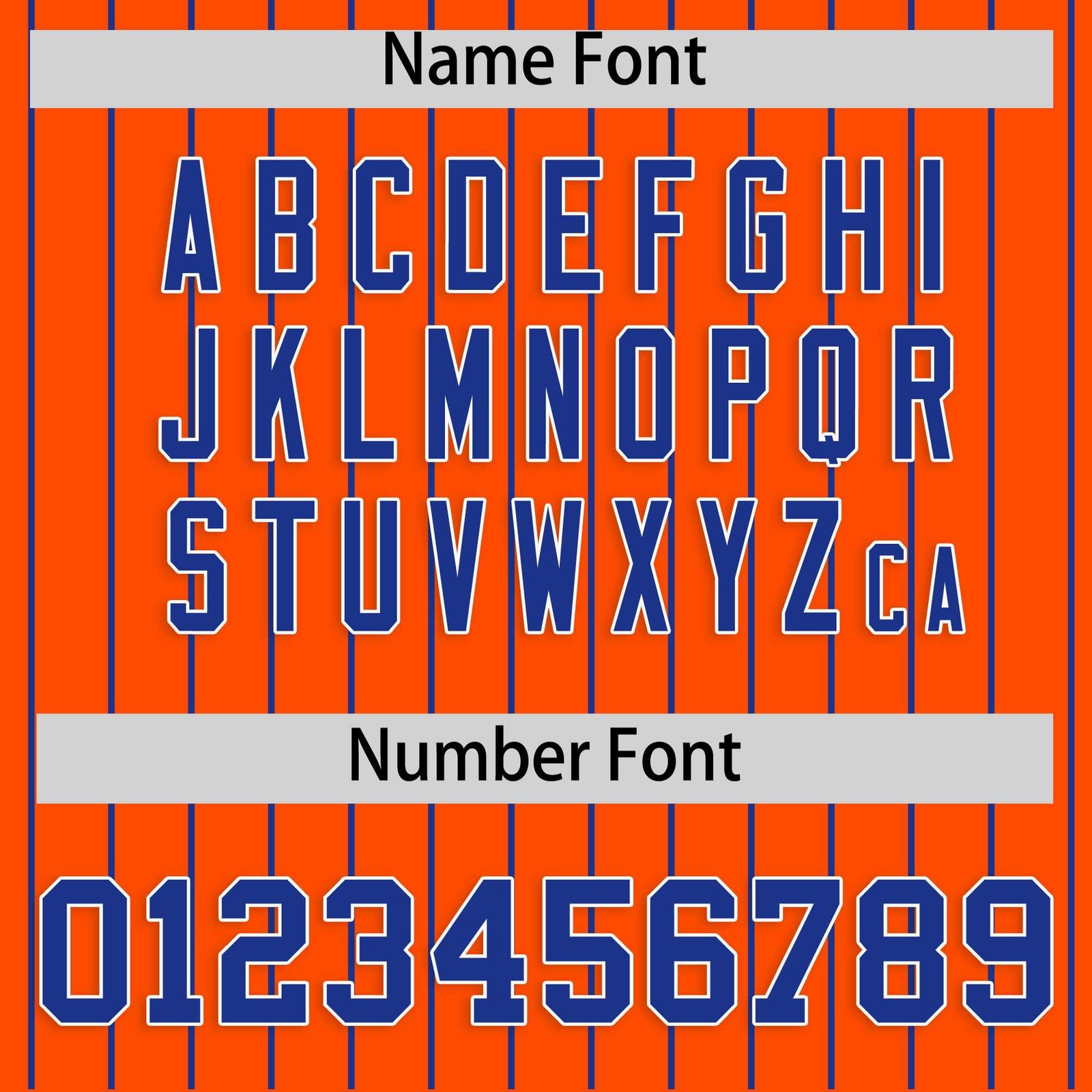 Custom Orange Royal Stripe Fashion Raglan Sleeves Authentic Baseball Jersey