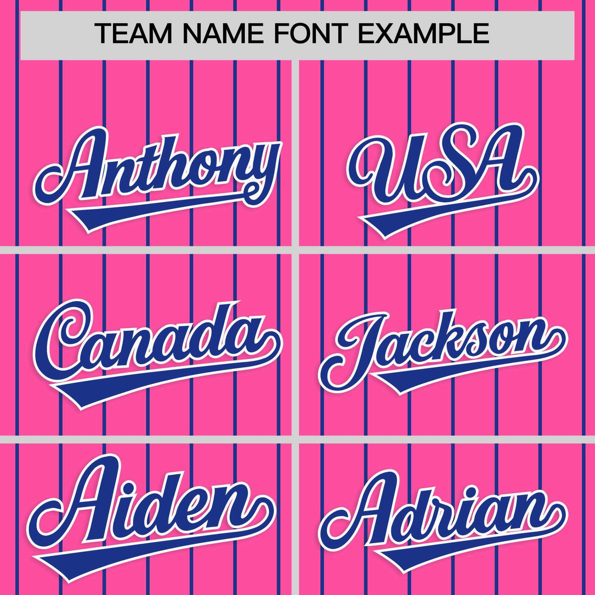 Custom Pink Royal Stripe Fashion Raglan Sleeves Authentic Baseball Jersey