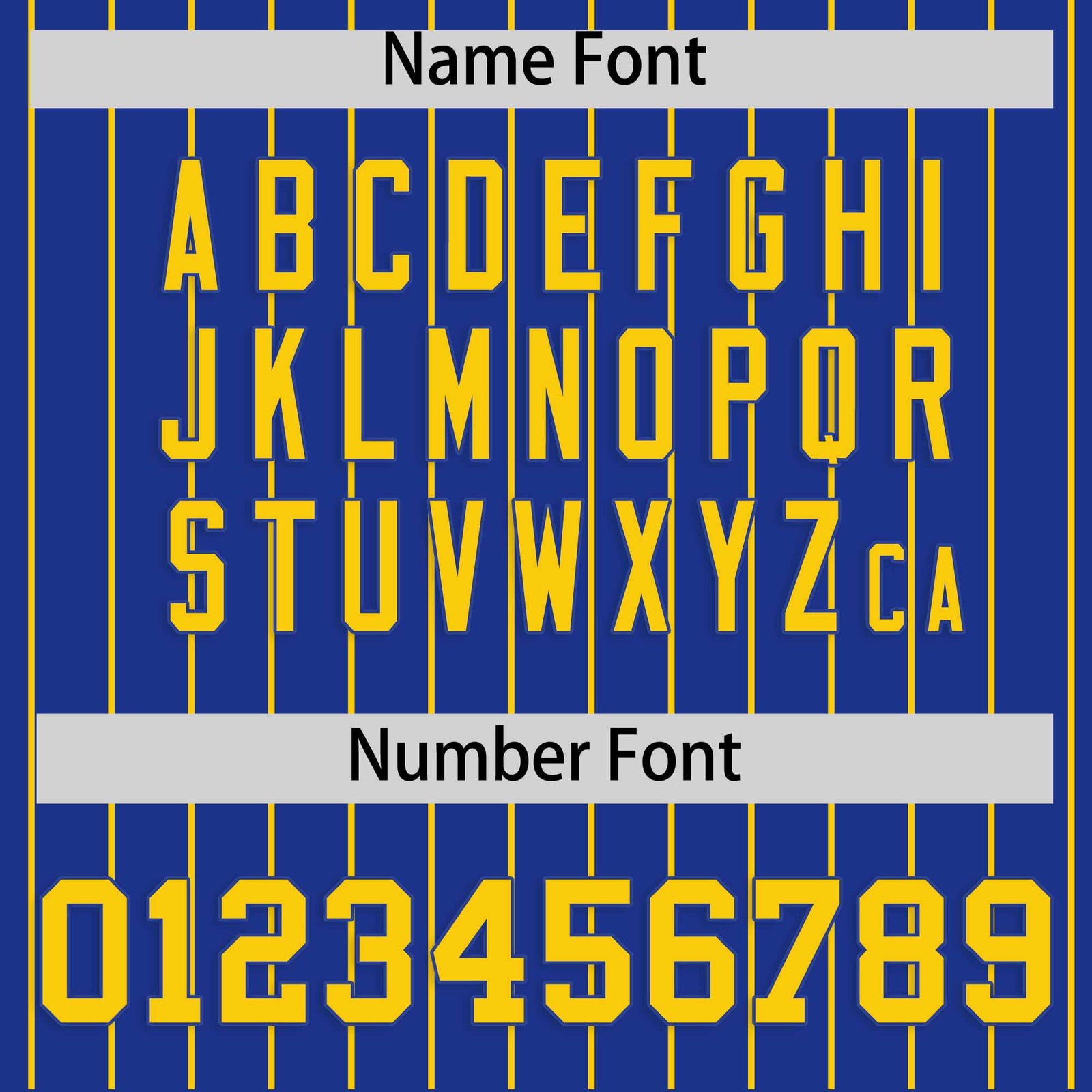 Custom Royal Gold Stripe Fashion Raglan Sleeves Authentic Baseball Jersey