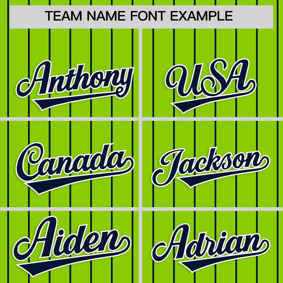 Custom Neon Green Navy Stripe Fashion Raglan Sleeves Authentic Baseball Jersey