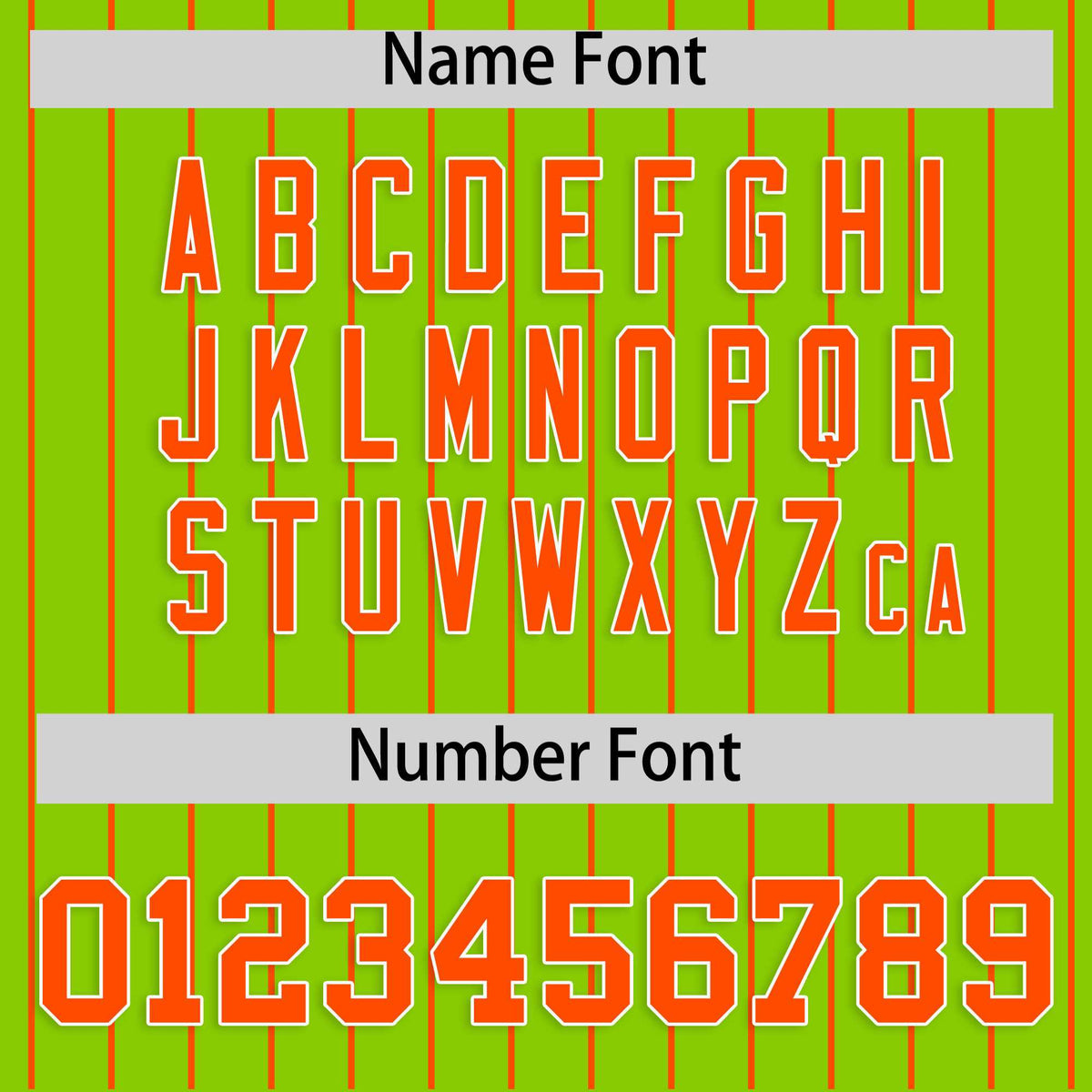 Custom Neon Green Orange Stripe Fashion Raglan Sleeves Authentic Baseball Jersey