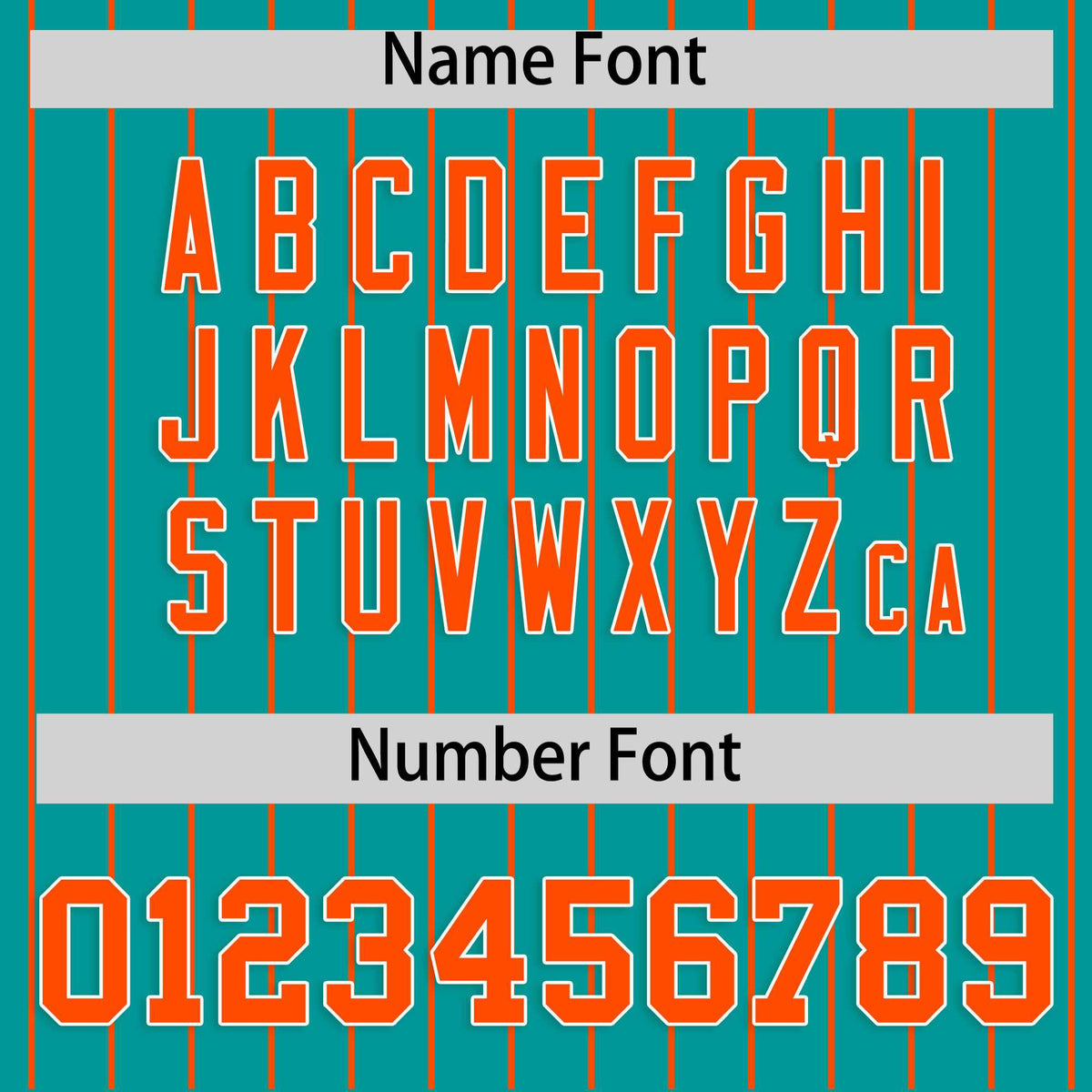 Custom Aqua Orange Stripe Fashion Raglan Sleeves Authentic Baseball Jersey