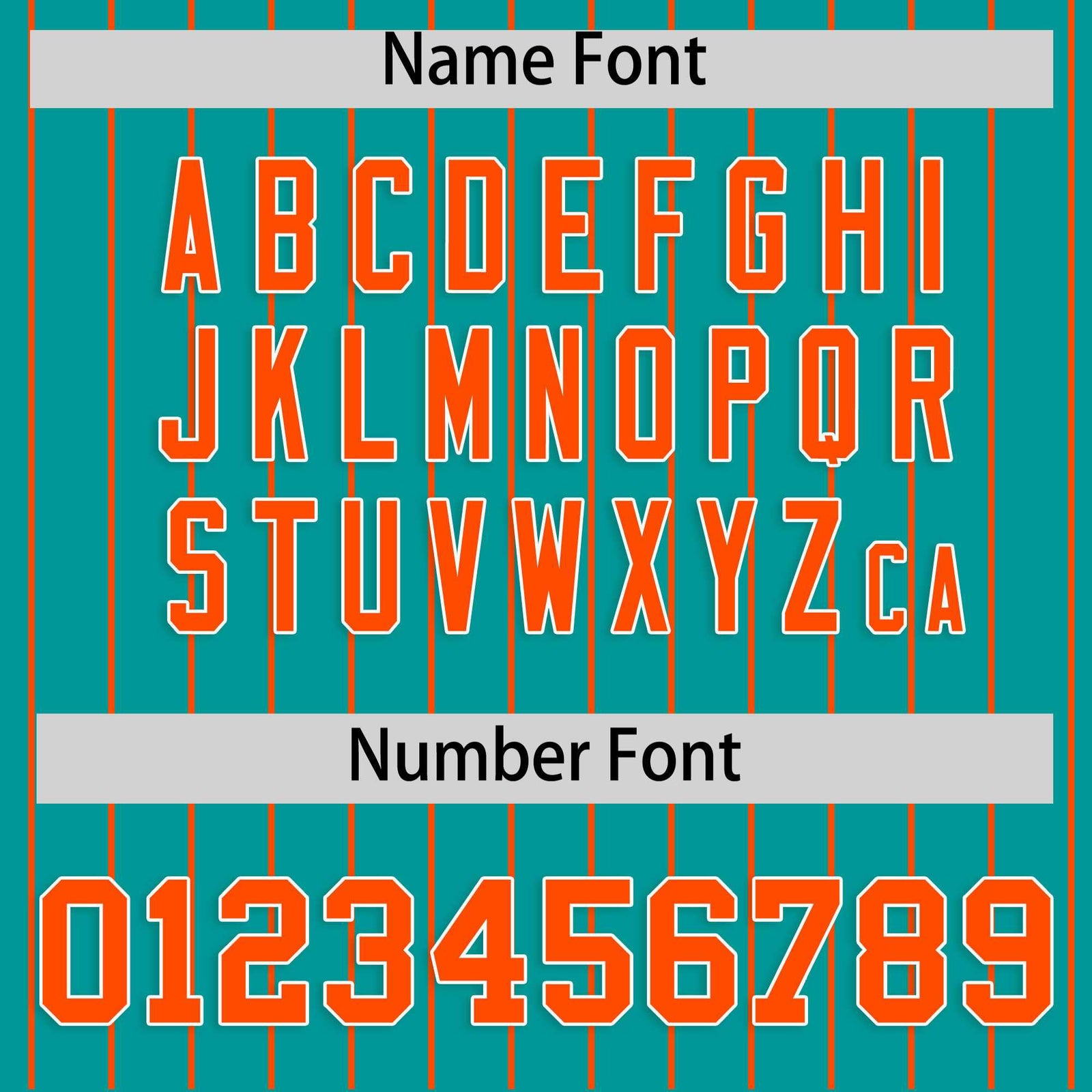 Custom Aqua Orange Stripe Fashion Raglan Sleeves Authentic Baseball Jersey