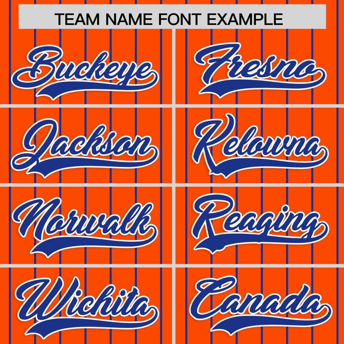 Custom Orange Royal Stripe Fashion Raglan Sleeves Authentic Baseball Jersey