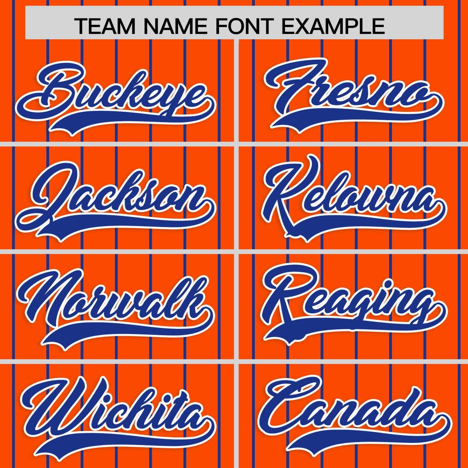 Custom Orange Royal Stripe Fashion Raglan Sleeves Authentic Baseball Jersey