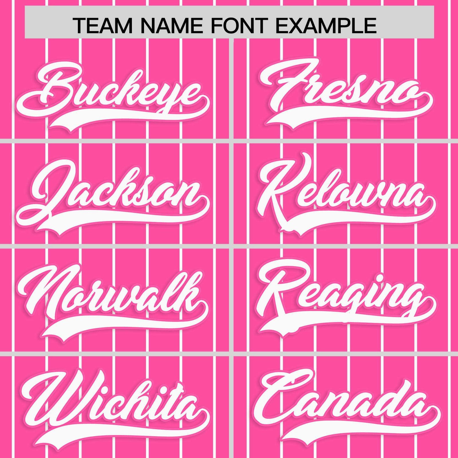 Custom Pink White Stripe Fashion Raglan Sleeves Authentic Baseball Jersey