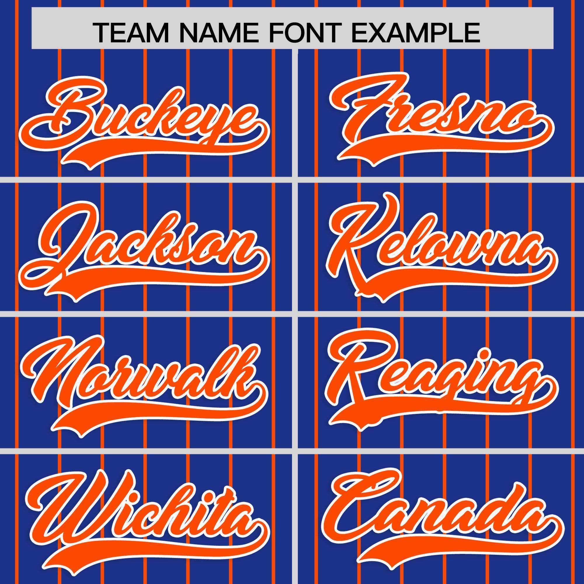 Custom Royal Orange Stripe Fashion Raglan Sleeves Authentic Baseball Jersey