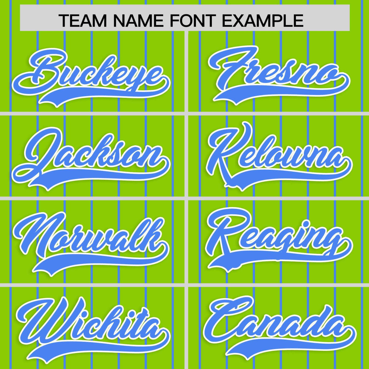 Custom Neon Green Powder Blue Stripe Fashion Raglan Sleeves Authentic Baseball Jersey