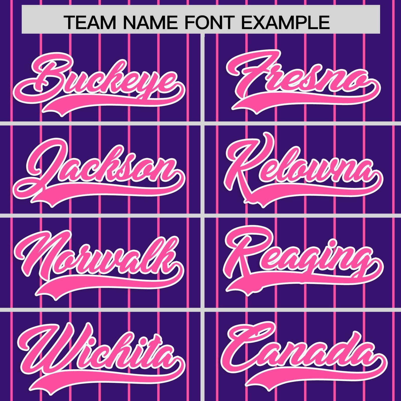 Custom Purple Pink Stripe Fashion Raglan Sleeves Authentic Baseball Jersey