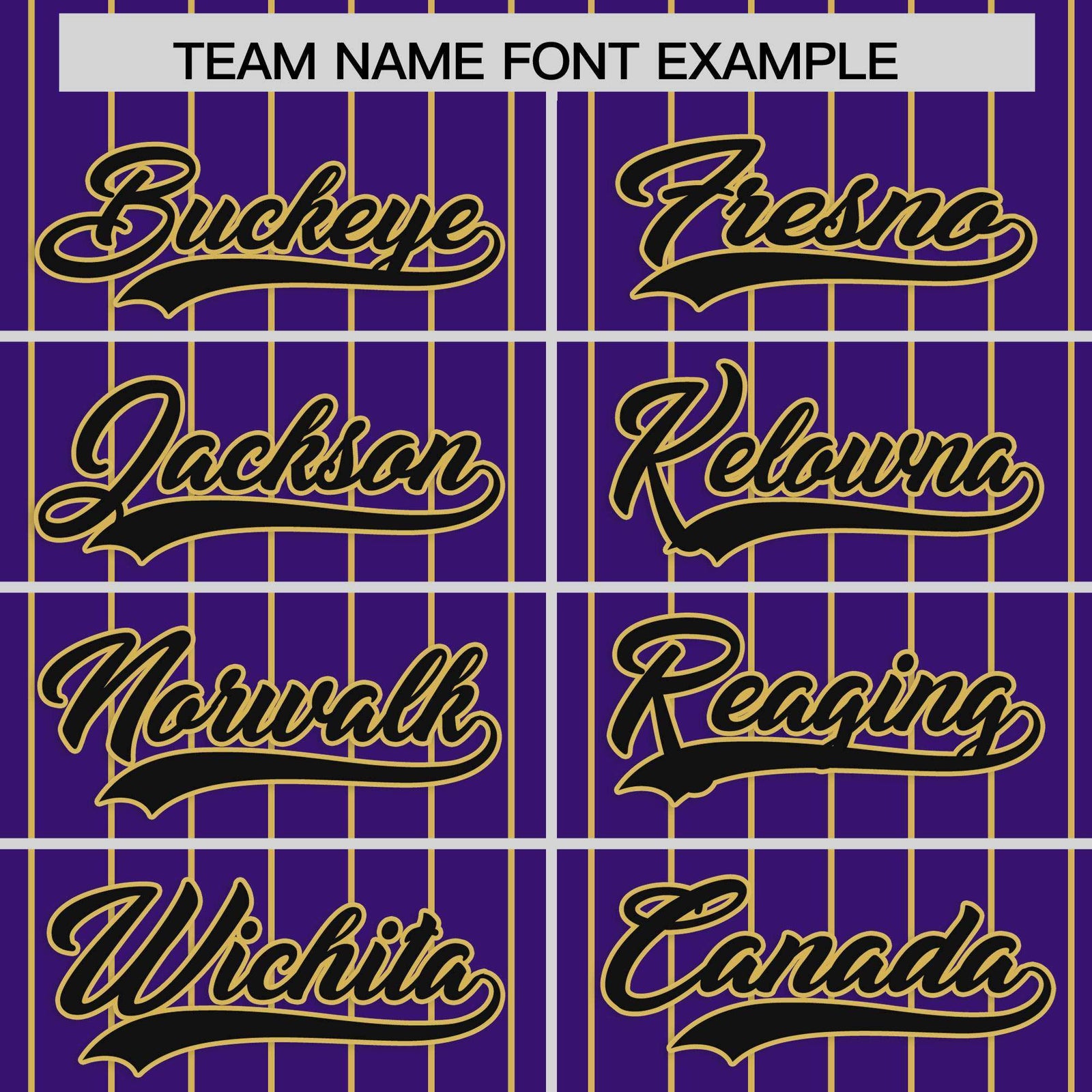 Custom Purple Old Gold Stripe Fashion Raglan Sleeves Authentic Baseball Jersey