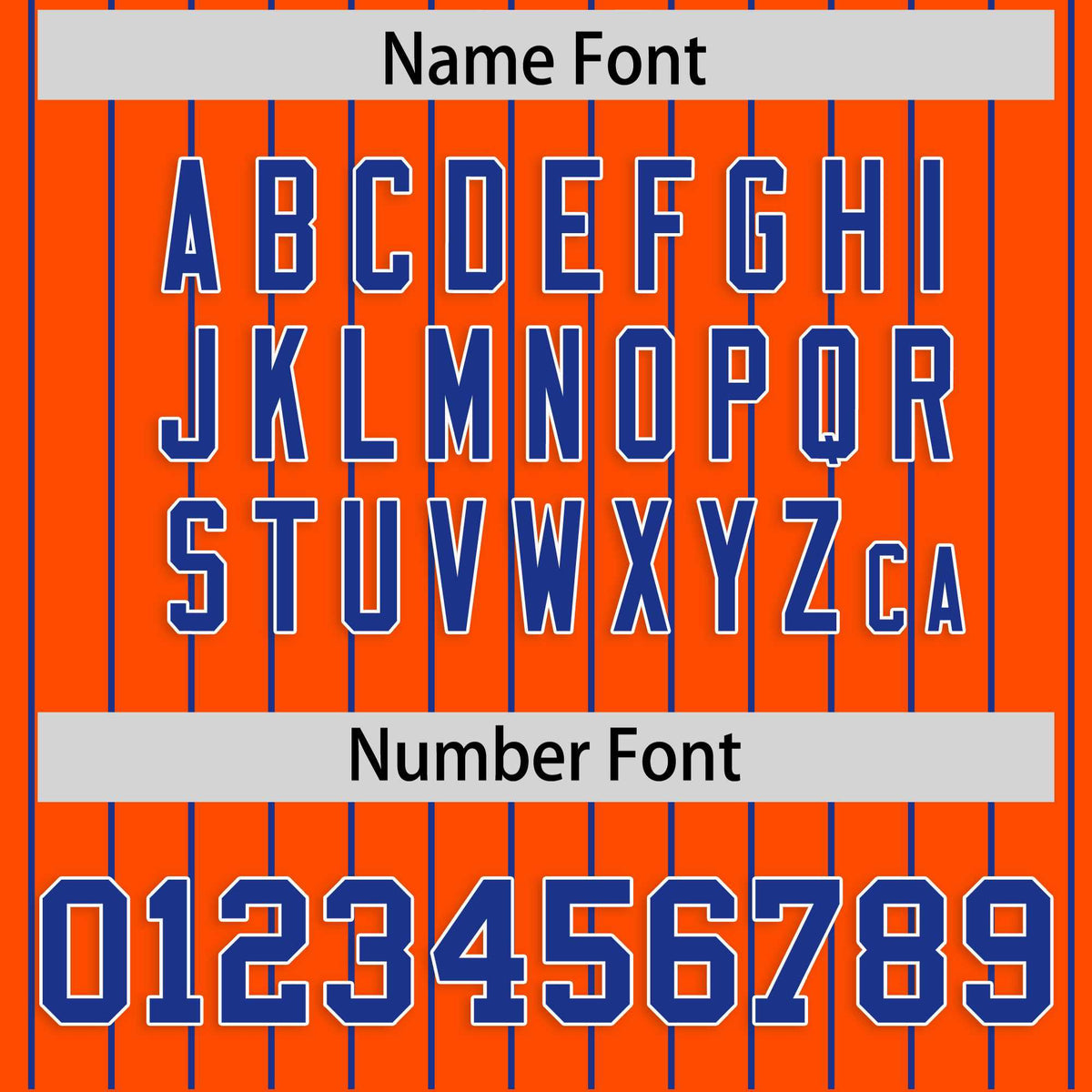 Custom Orange Royal Stripe Fashion Raglan Sleeves Authentic Baseball Jersey