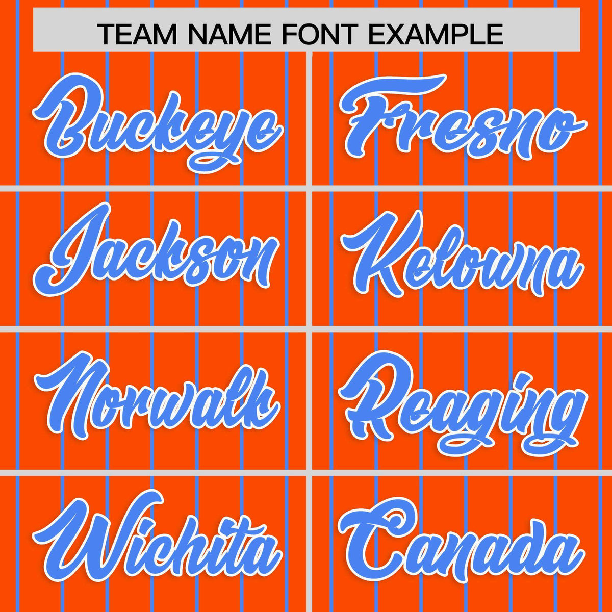 Custom Orange Powder Blue Stripe Fashion Raglan Sleeves Authentic Baseball Jersey