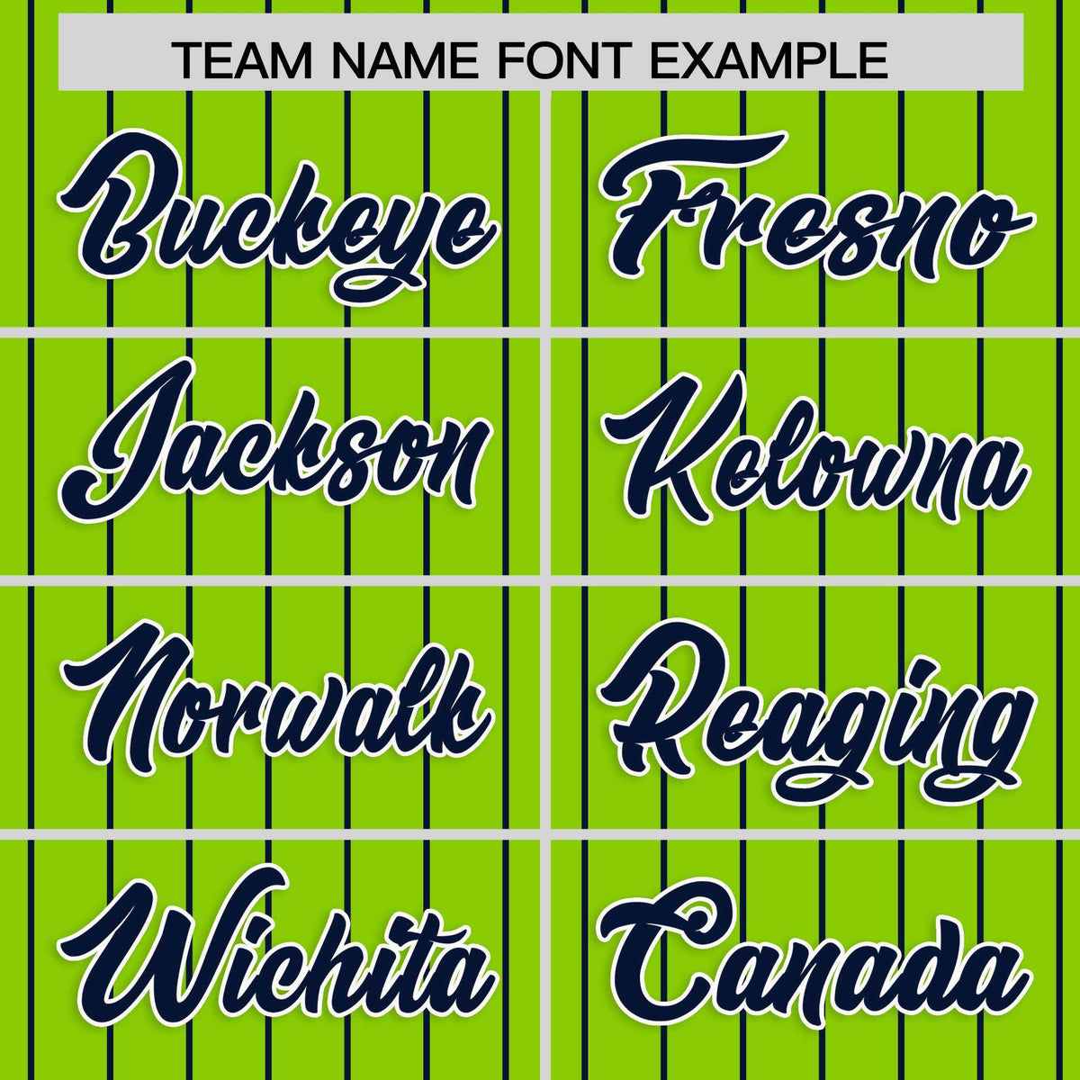 Custom Neon Green Navy Stripe Fashion Raglan Sleeves Authentic Baseball Jersey