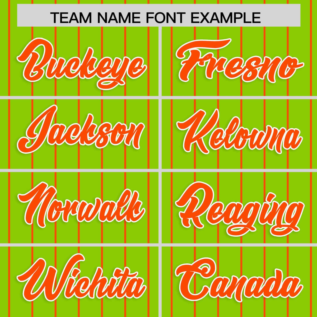 Custom Neon Green Orange Stripe Fashion Raglan Sleeves Authentic Baseball Jersey