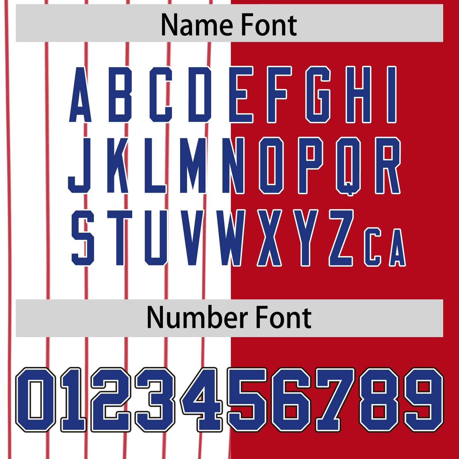 Custom White Red and Royal Pinstripe Personalized Raglan Sleeves Authentic Baseball Jersey