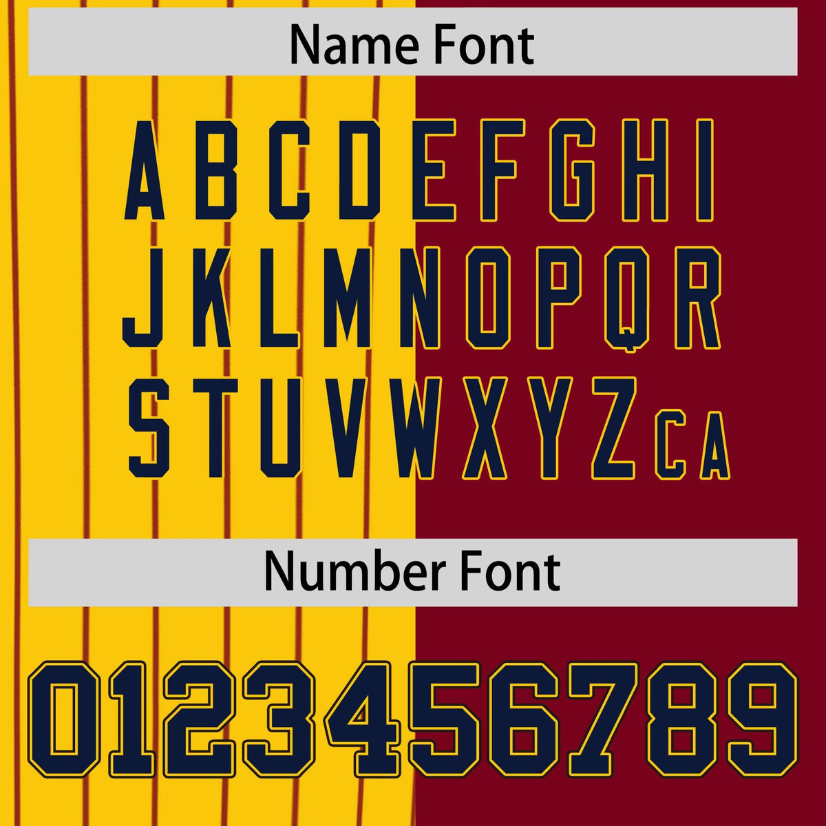 Custom Gold Crimson and Navy Pinstripe Personalized Raglan Sleeves Authentic Baseball Jersey