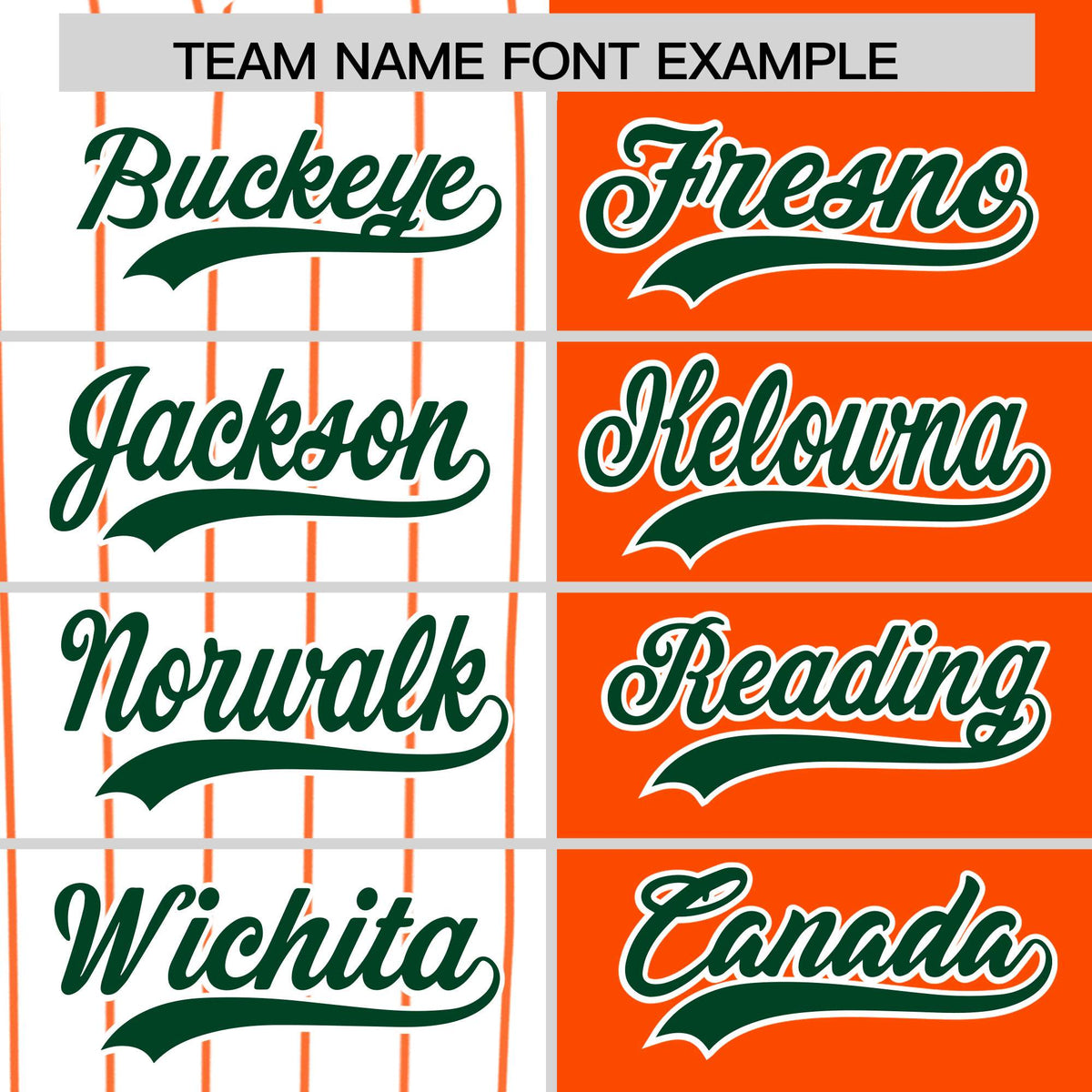 Custom White Orange and Green Pinstripe Personalized Raglan Sleeves Authentic Baseball Jersey