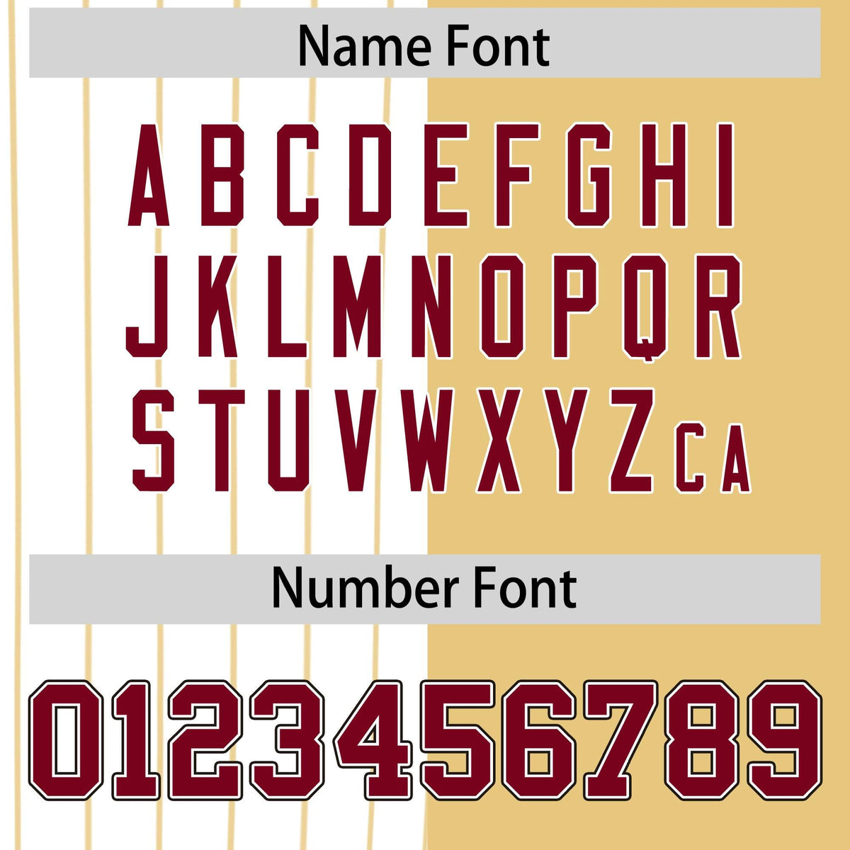 Custom White Khaki and Crimson Pinstripe Personalized Raglan Sleeves Authentic Baseball Jersey