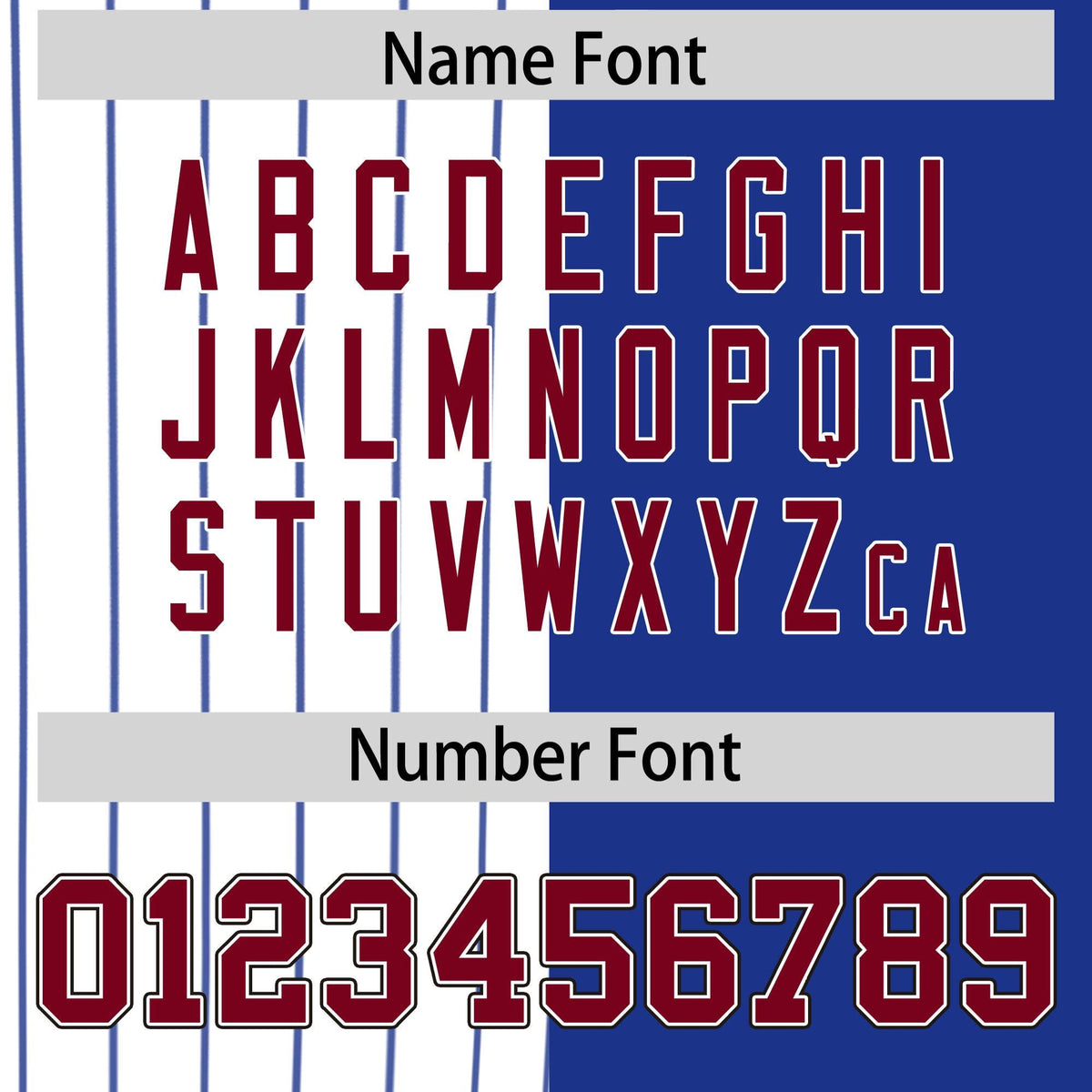 Custom White Royal and Crimson Pinstripe Personalized Raglan Sleeves Authentic Baseball Jersey