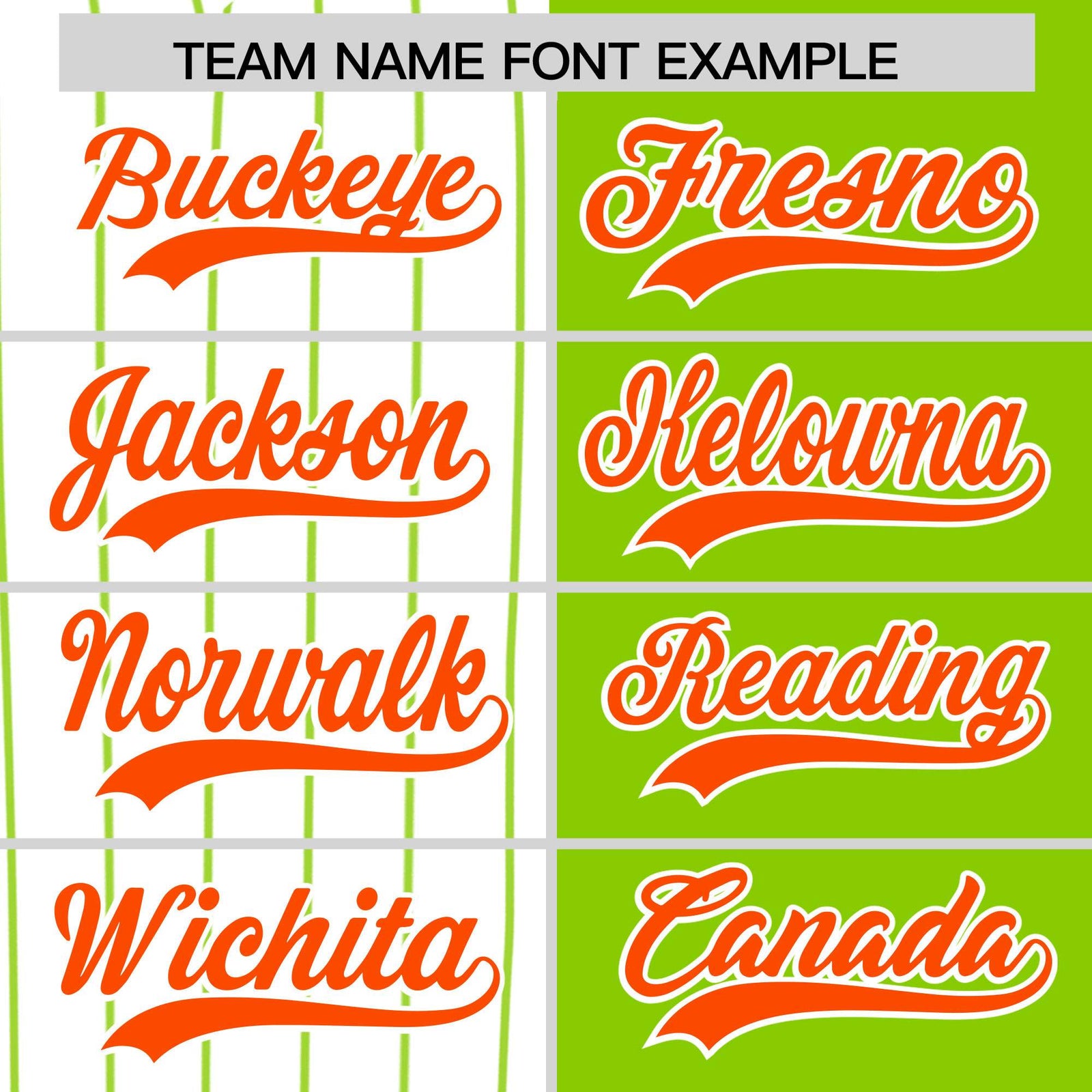 Custom White Neon Green and Orange Pinstripe Personalized Raglan Sleeves Authentic Baseball Jersey