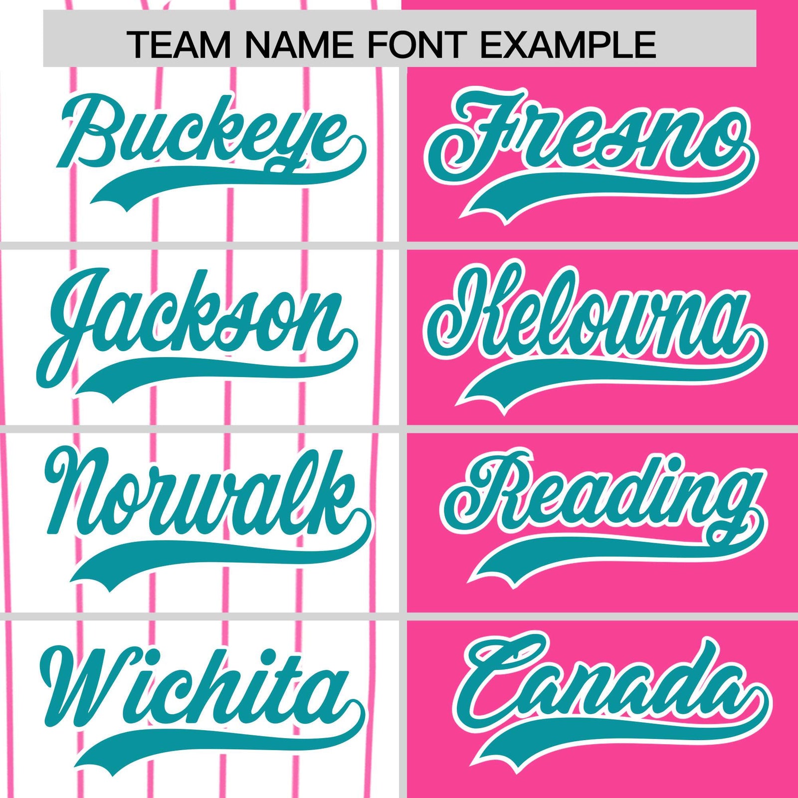 Custom White Pink and Aqua Pinstripe Personalized Raglan Sleeves Authentic Baseball Jersey